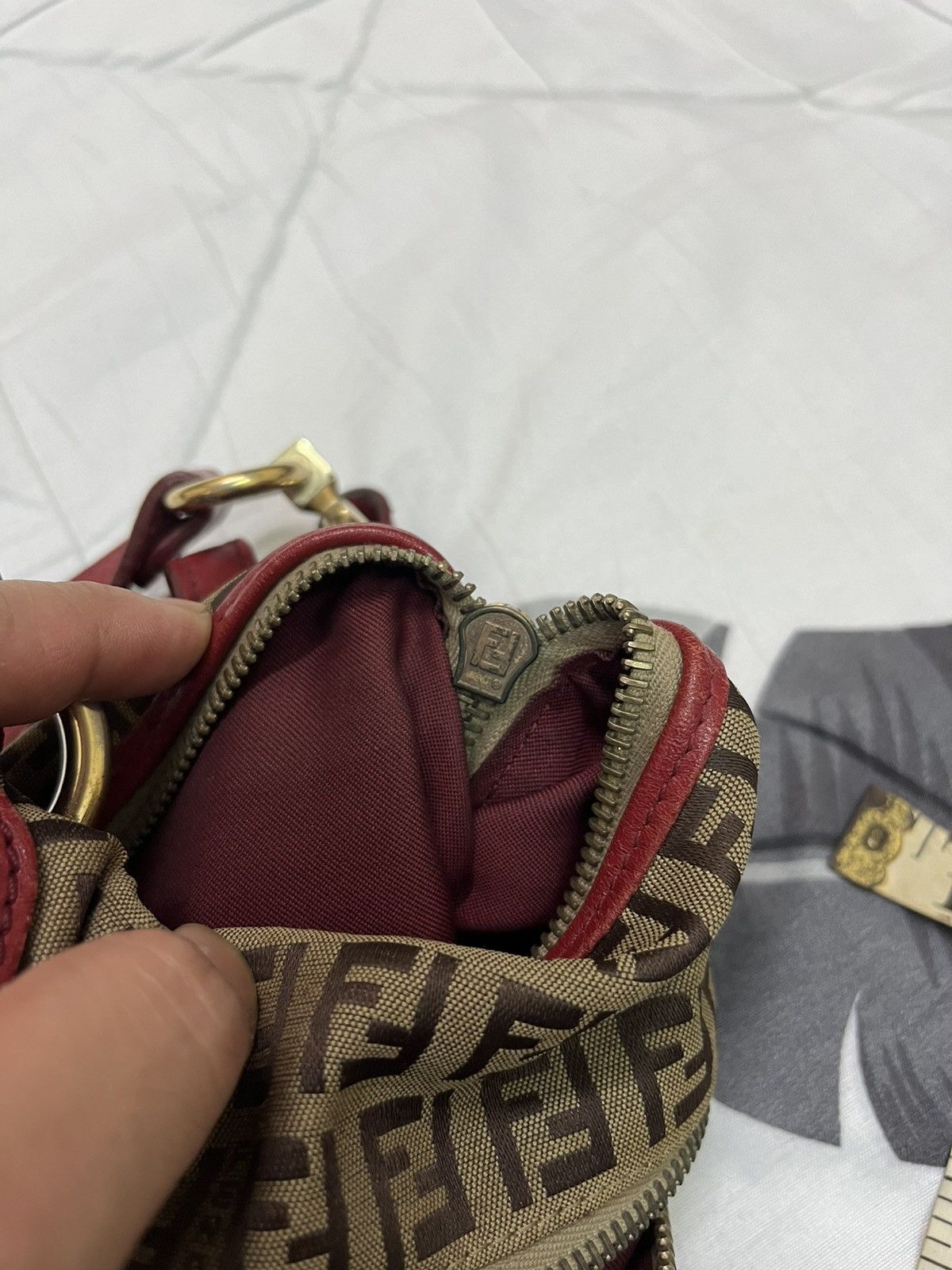 Fendi Authentic FENDI Zucchino Bag Size ONE SIZE - 14 Thumbnail