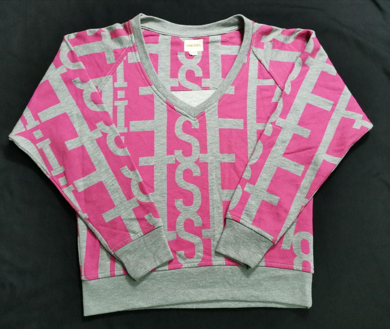 DIESEL SWEATSHIRT FULL PRINT RARE DESIGN