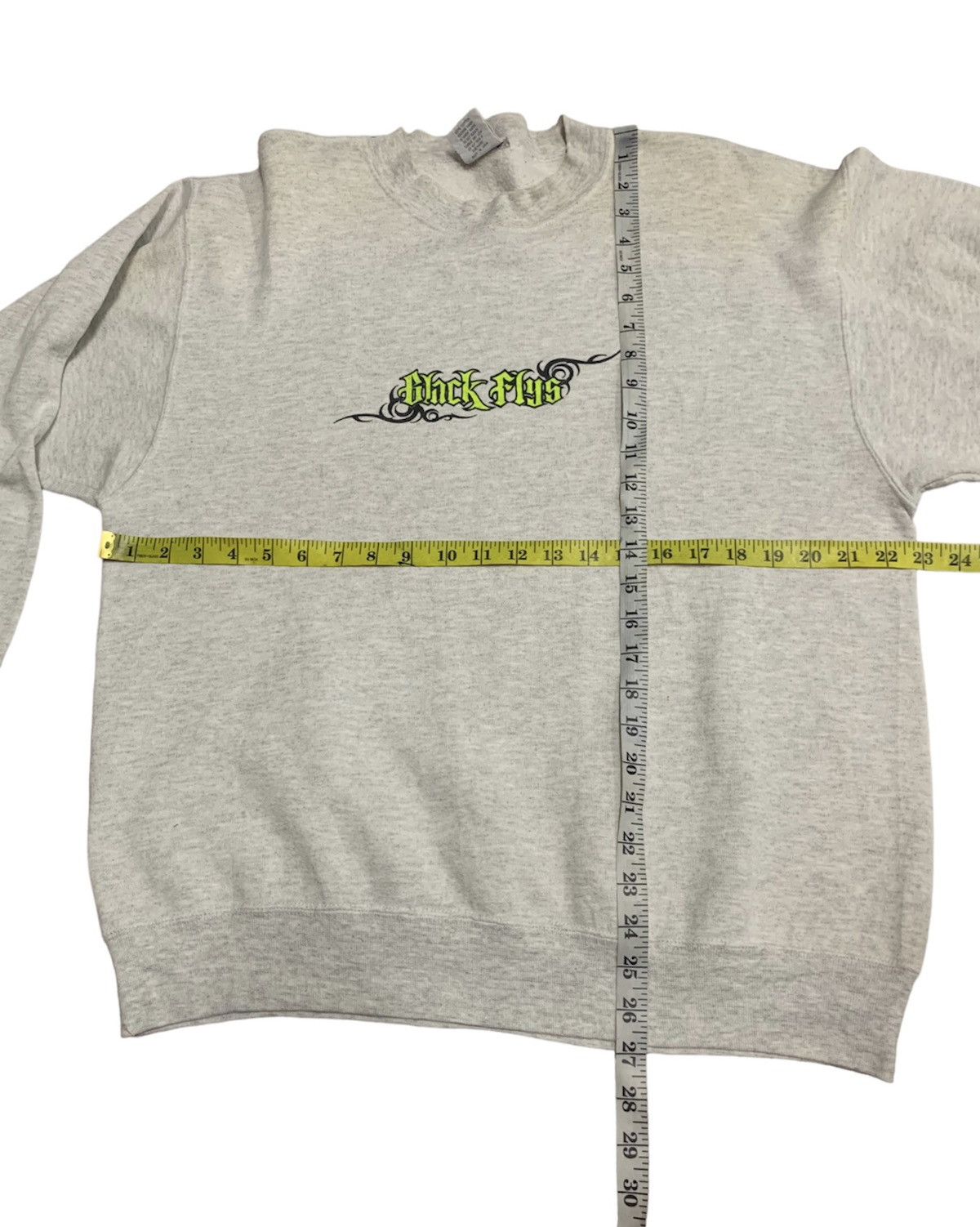 Vintage VINTAGE 90’ BLACK FLYS EYEWEAR Sweatshirt Size US L / EU 52-54 / 3 - 5 Thumbnail