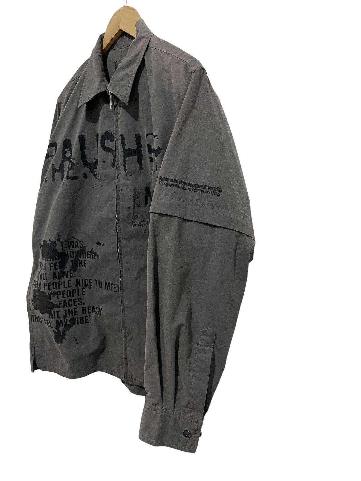 Japanese Brand × Vintage Vintage Outreef Pausherf MH72 Zipper Jacket Rare Design Size US M / EU 48-50 / 2 - 5 Thumbnail