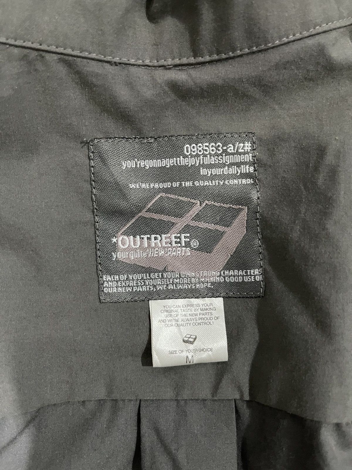 Japanese Brand × Vintage Vintage Outreef Pausherf MH72 Zipper Jacket Rare Design Size US M / EU 48-50 / 2 - 13 Thumbnail
