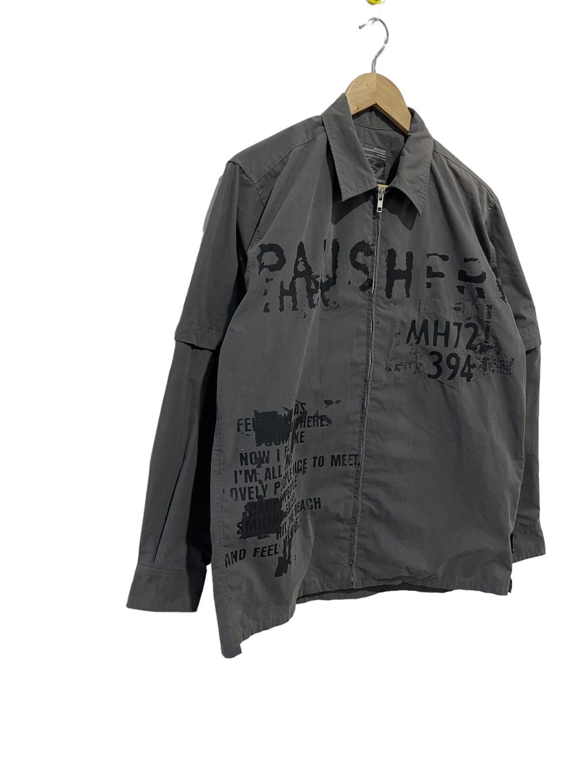 Japanese Brand × Vintage Vintage Outreef Pausherf MH72 Zipper Jacket Rare Design Size US M / EU 48-50 / 2 - 2 Thumbnail