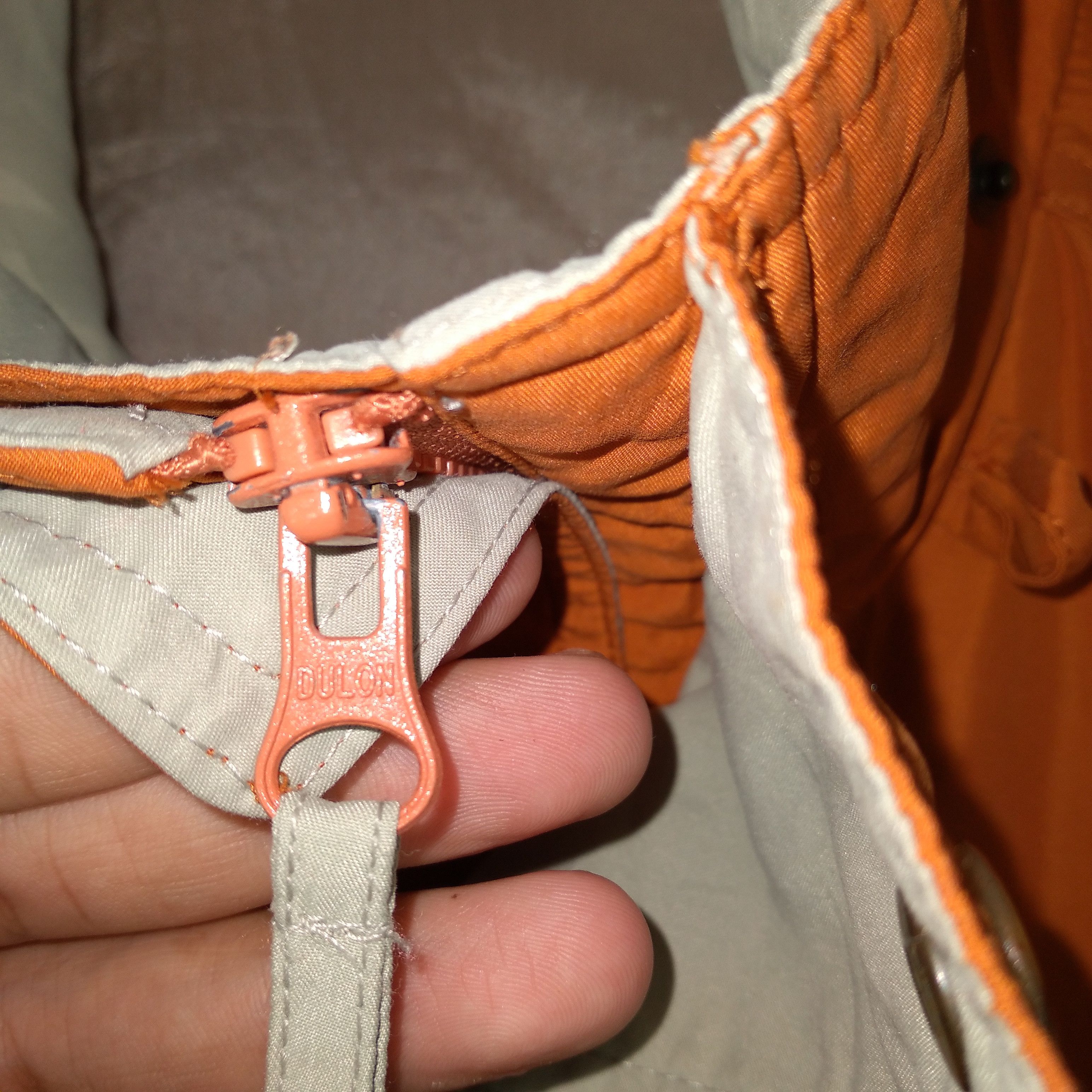 Vintage Valentino Copeau Multi Pocket Buttons Zipper Stylish Jacket Size US L / EU 52-54 / 3 - 11 Thumbnail