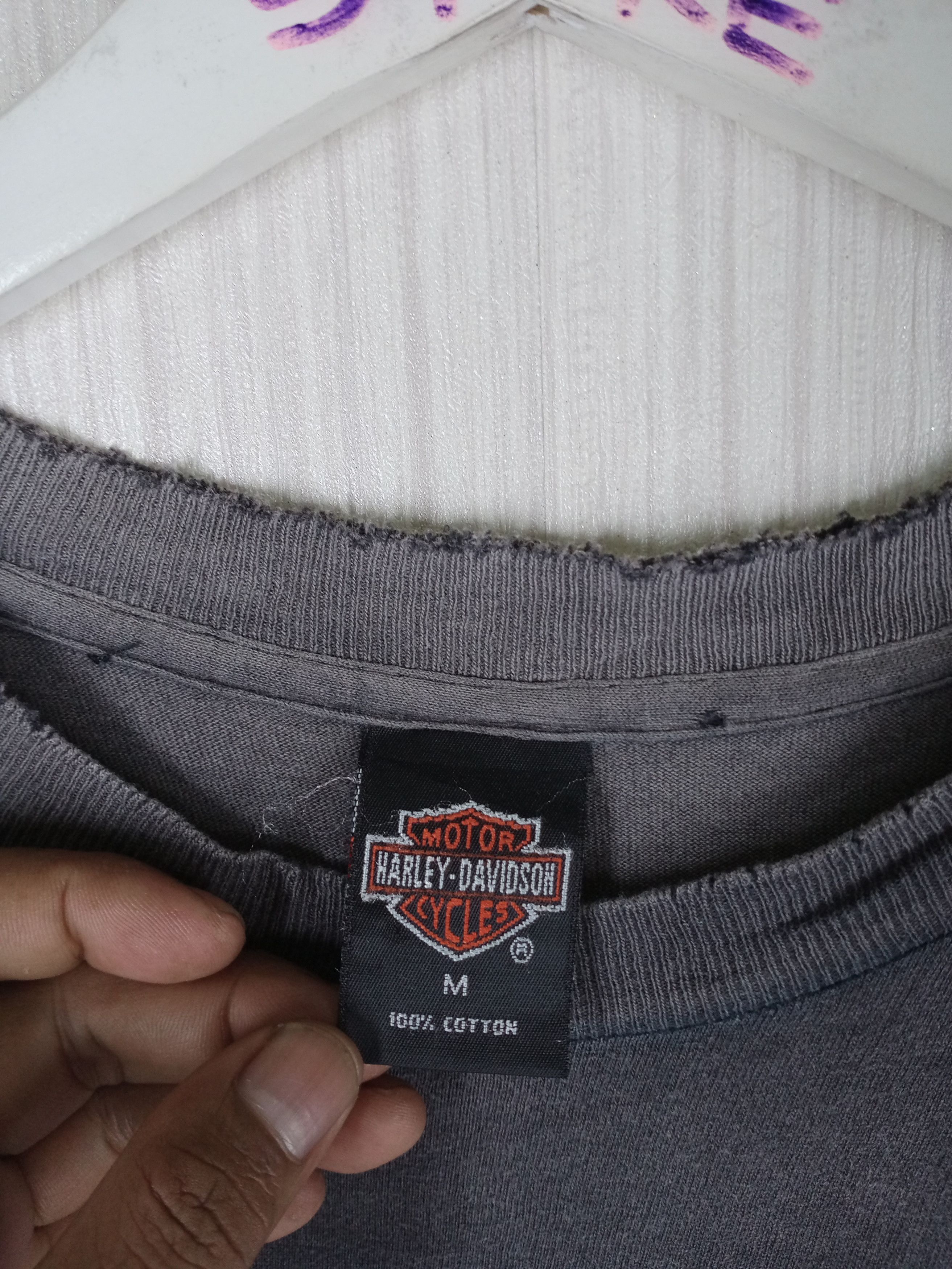 Harley Davidson × Vintage Distressed Vintage 1996 Harley Davidson The Road To Freedom Size US M / EU 48-50 / 2 - 5 Thumbnail