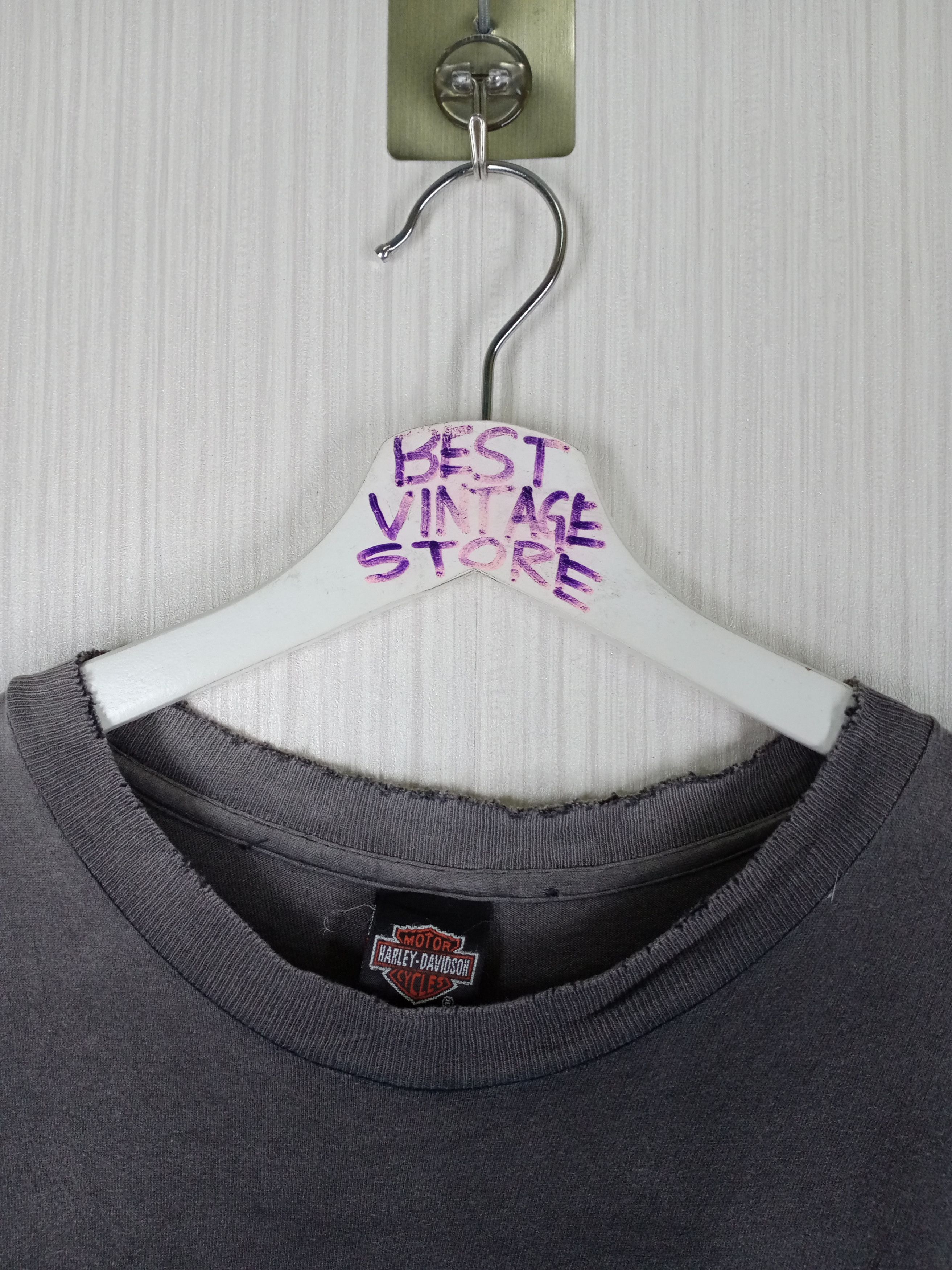 Harley Davidson × Vintage Distressed Vintage 1996 Harley Davidson The Road To Freedom Size US M / EU 48-50 / 2 - 6 Thumbnail