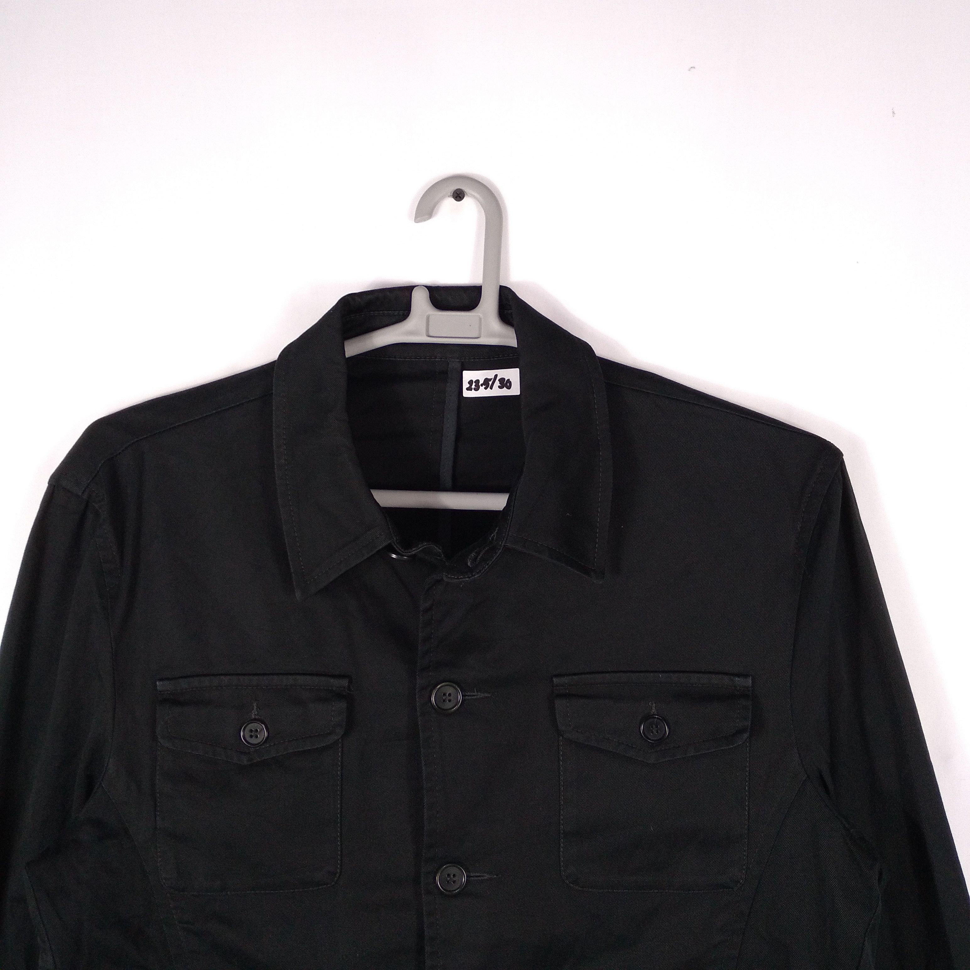 Vintage × Zara ZARA MAN Four Pockets Black Chore Jacket Size US M / EU 48-50 / 2 - 2 Thumbnail