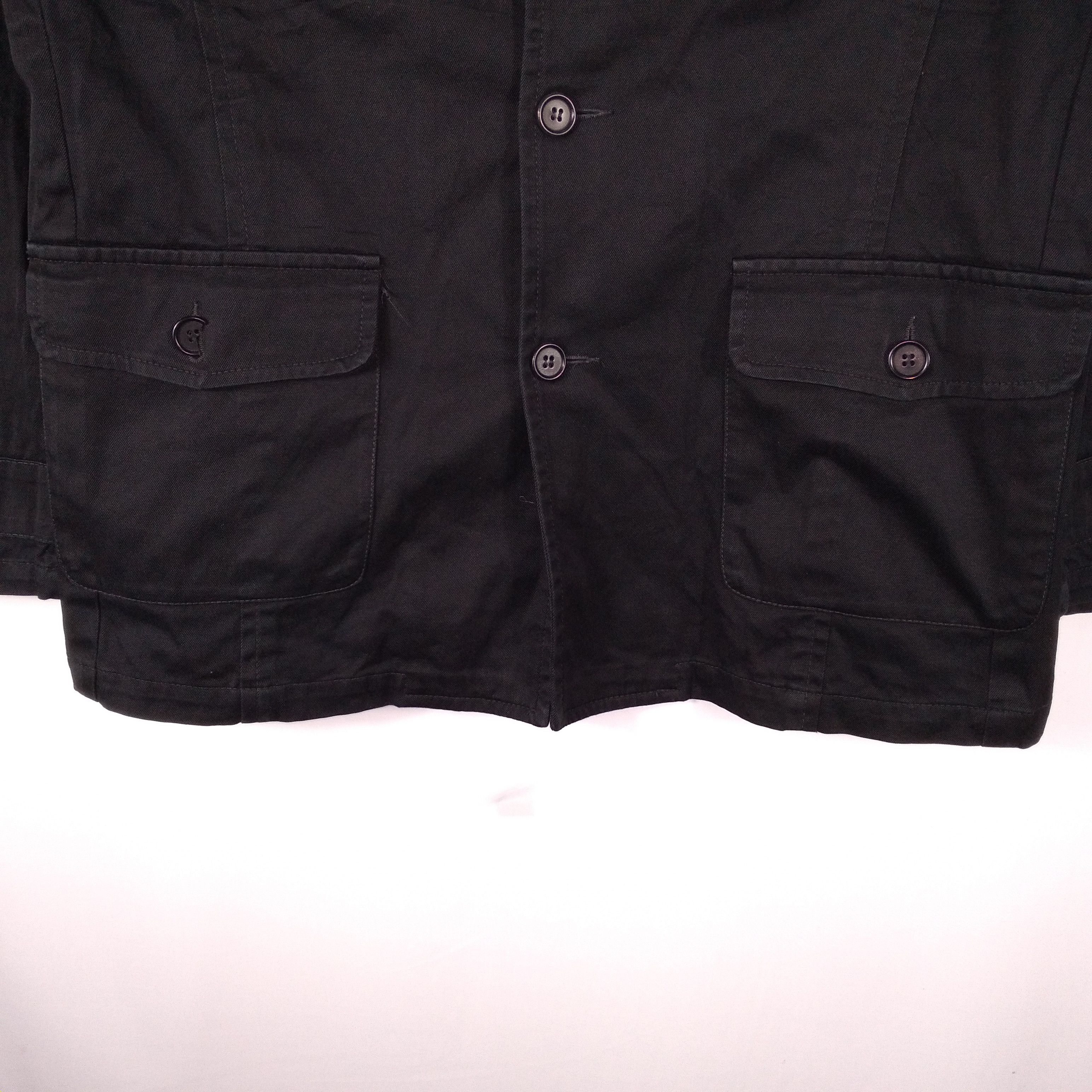 Vintage × Zara ZARA MAN Four Pockets Black Chore Jacket Size US M / EU 48-50 / 2 - 3 Thumbnail