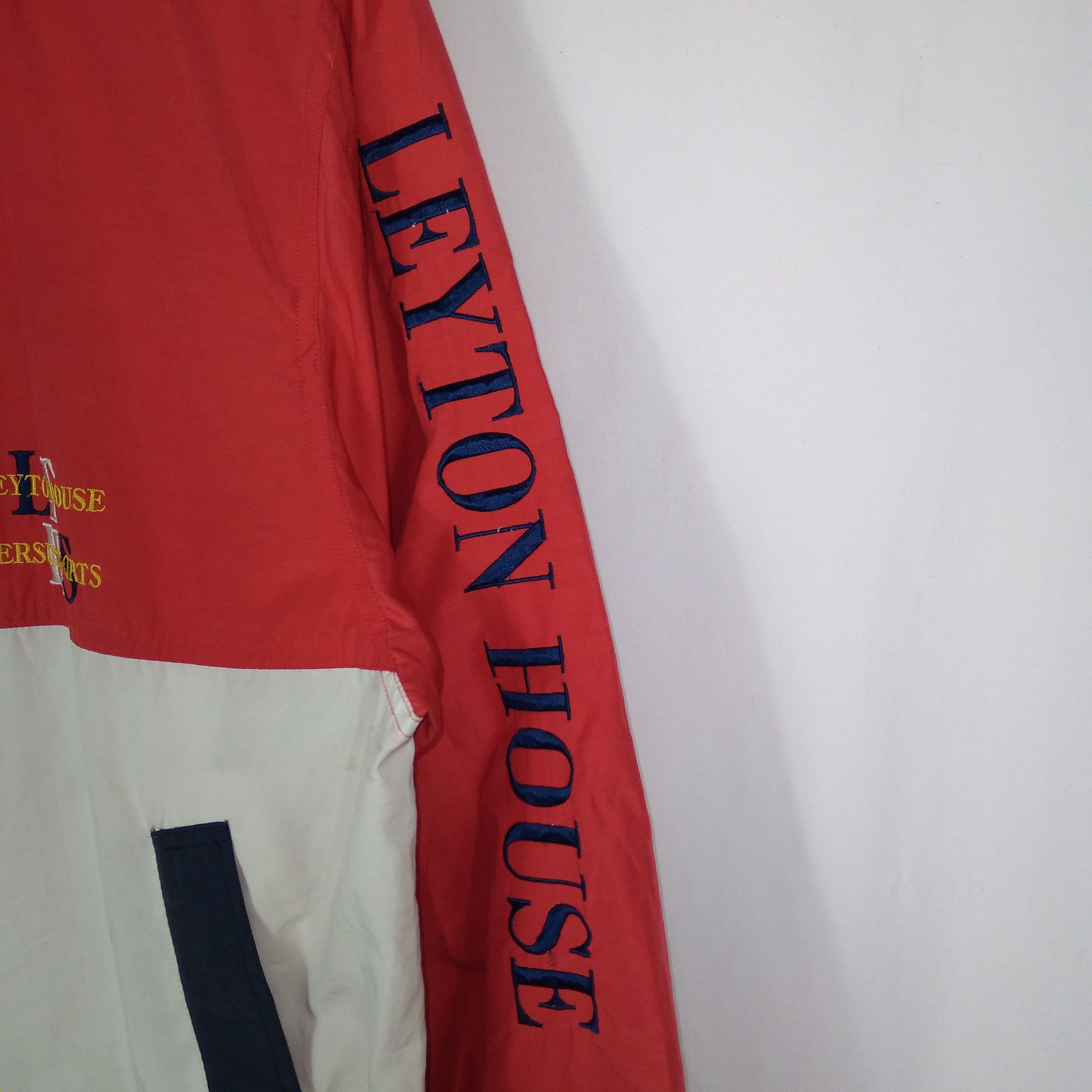 Japanese Brand × Vintage Vintage Leyton House Embroidery Big Spellout Zipper Jacket Size US XL / EU 56 / 4 - 6 Thumbnail