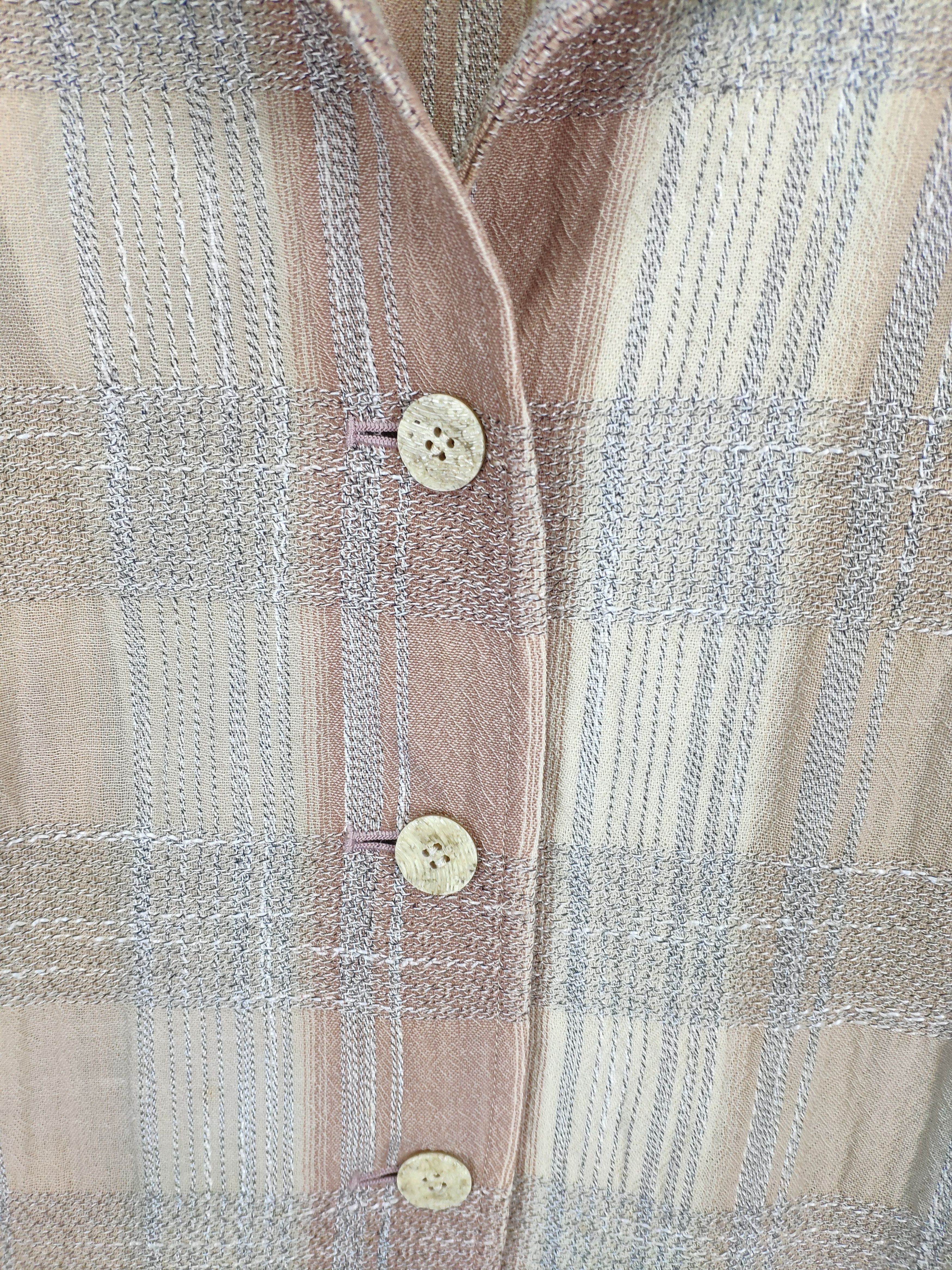 Japanese Brand × Vintage Vintage Wool Plaid Button Up Leespoir Size M / US 6-8 / IT 42-44 - 6 Thumbnail
