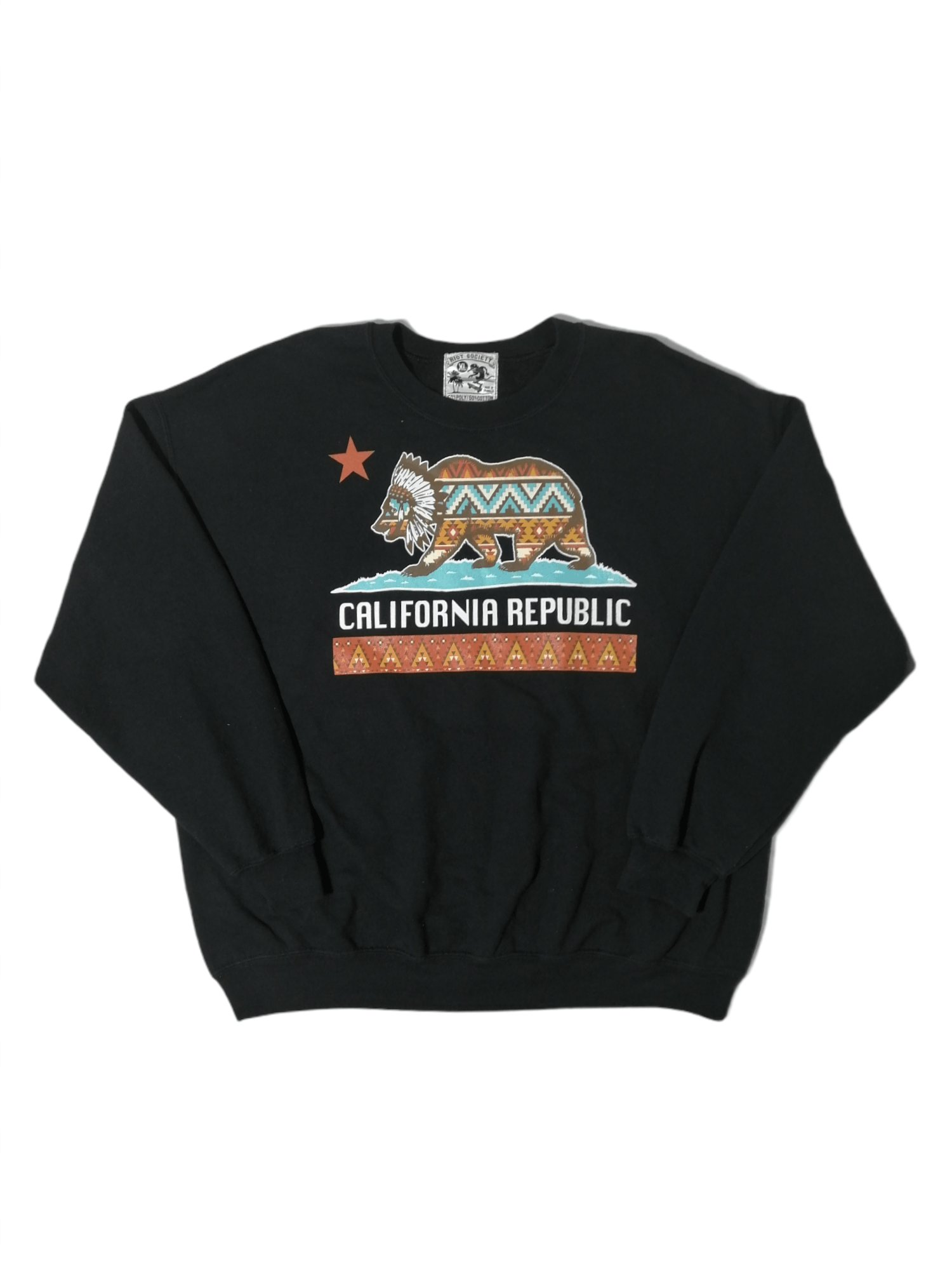Riot Society Riot Society CALIFORNIA REPUBLIC Sweatshirt Size US XL / EU 56 / 4 - 1 Thumbnail
