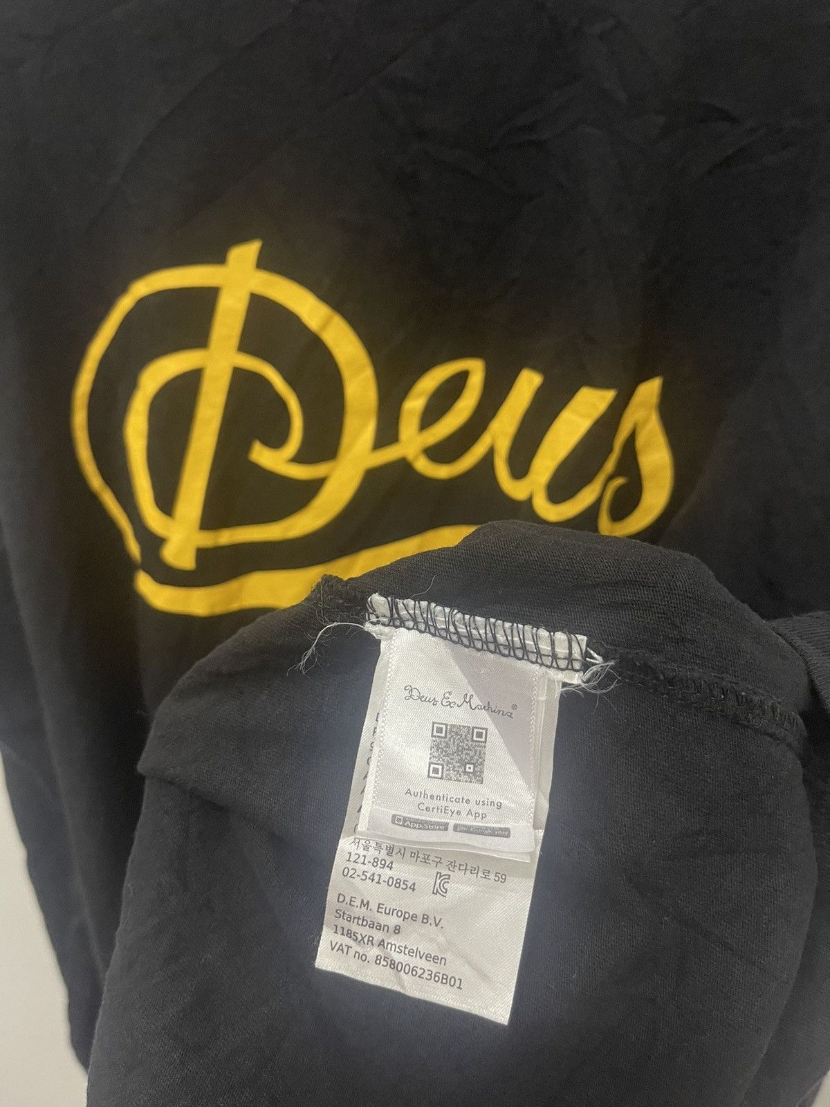 Deus Ex Machina Rare DEUS EX MACHINA X NANO UNIVERSE Spell Out Size US L / EU 52-54 / 3 - 4 Thumbnail
