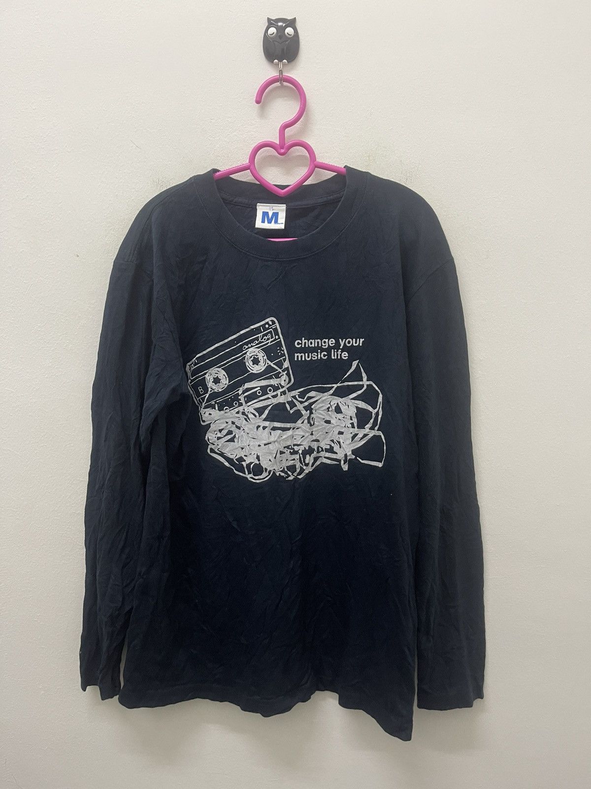 image of Rock T Shirt x Vintage Good Speed Inc Digital Dolby Analog Music Tee in Black, Men's (Size Medium)