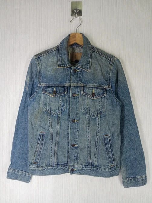 Gap RARE VINTAGE GAP DISTRESSED DENIM JACKET Size US S / EU 44-46 / 1 - 1 Thumbnail