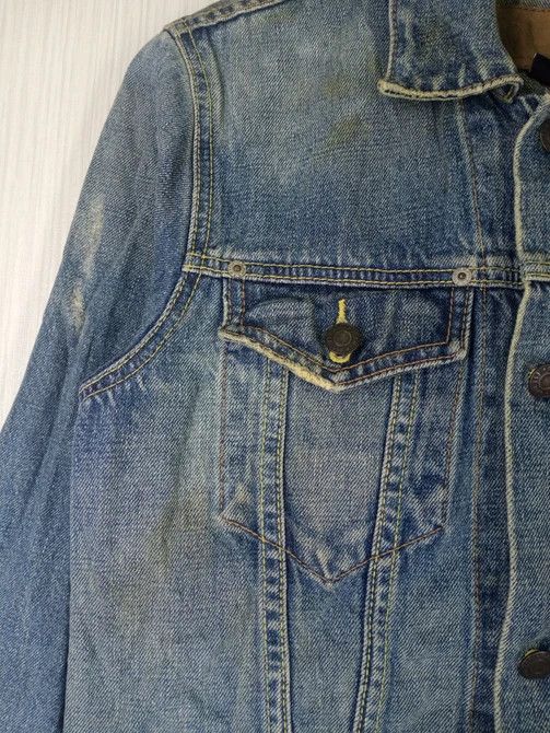 Gap RARE VINTAGE GAP DISTRESSED DENIM JACKET Size US S / EU 44-46 / 1 - 8 Thumbnail