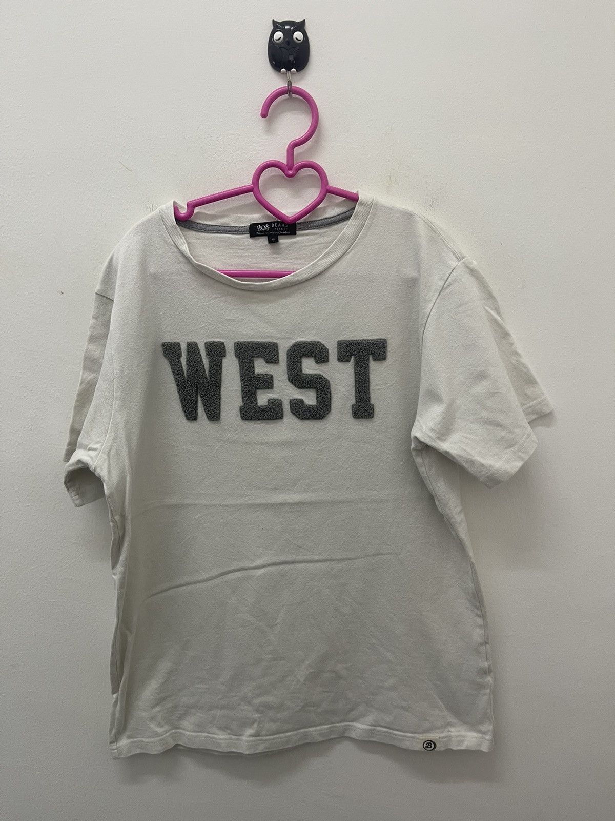 Beams Plus Rare Vintage BEAMS Heart WEST Spell Out Tee Size US M / EU 48-50 / 2 - 1 Thumbnail