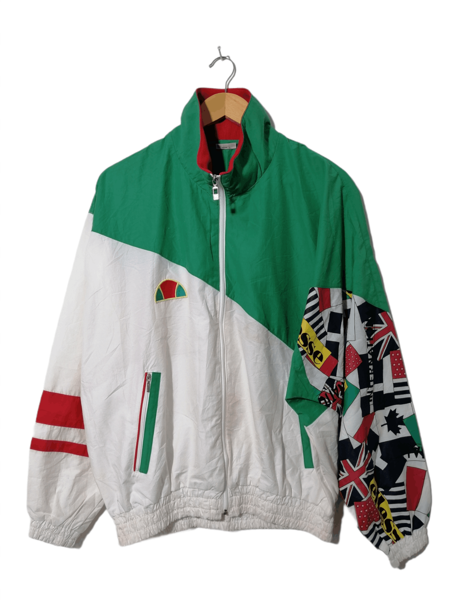 Ellesse × Vintage Vintage Ellesse Nice Design Jacket Size US L / EU 52-54 / 3 - 1 Thumbnail