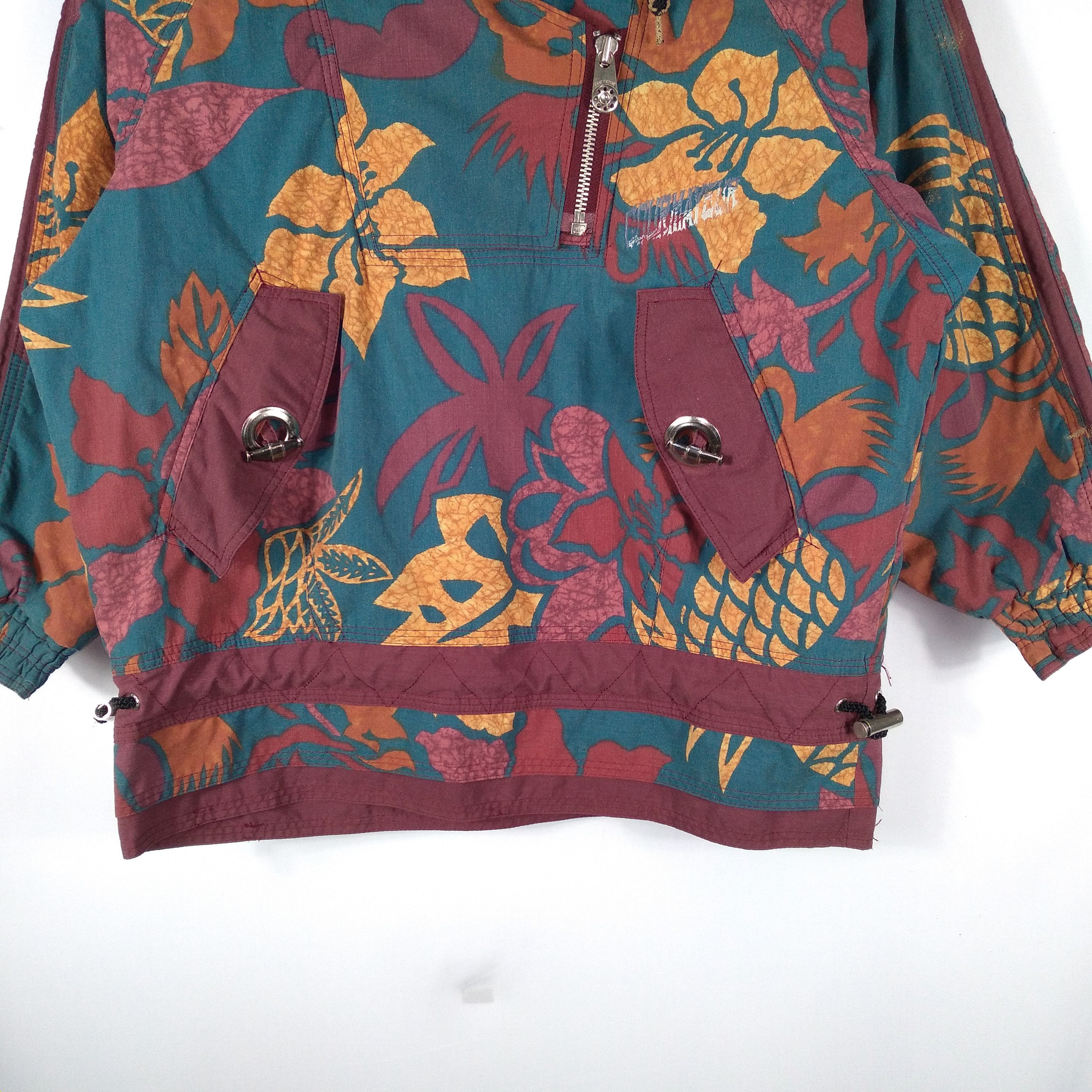 Japanese Brand Vintage Courmayeur Art Flower Hoodie Winter Ski Jacket Size US L / EU 52-54 / 3 - 5 Thumbnail