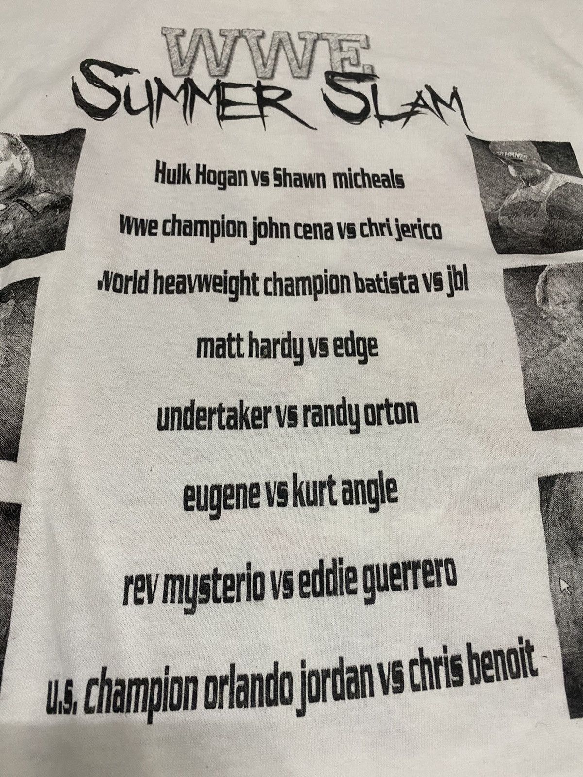 WWE Vintage rare Summer Slam Size US L / EU 52-54 / 3 - 5 Thumbnail