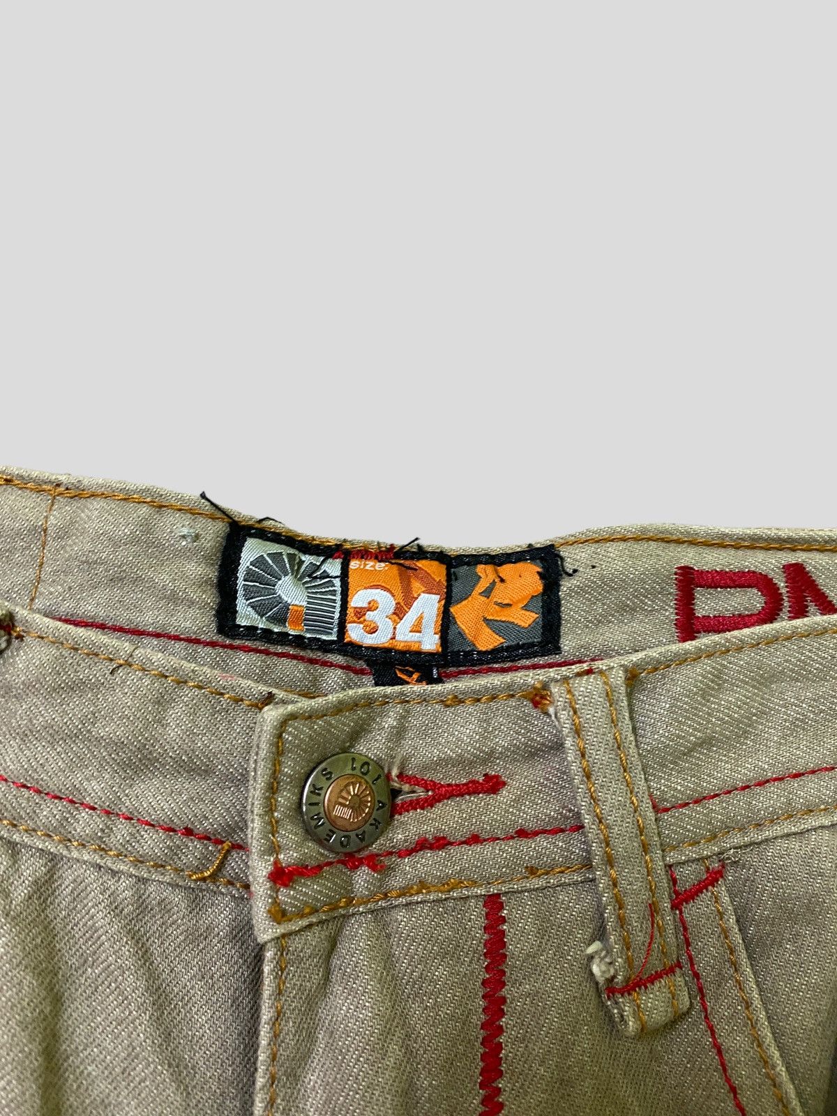 Akademiks × Vintage Vintage AKADEMIKS Baggy Embroidered Jnco Style Denim Jeans Size US 31 - 9 Thumbnail