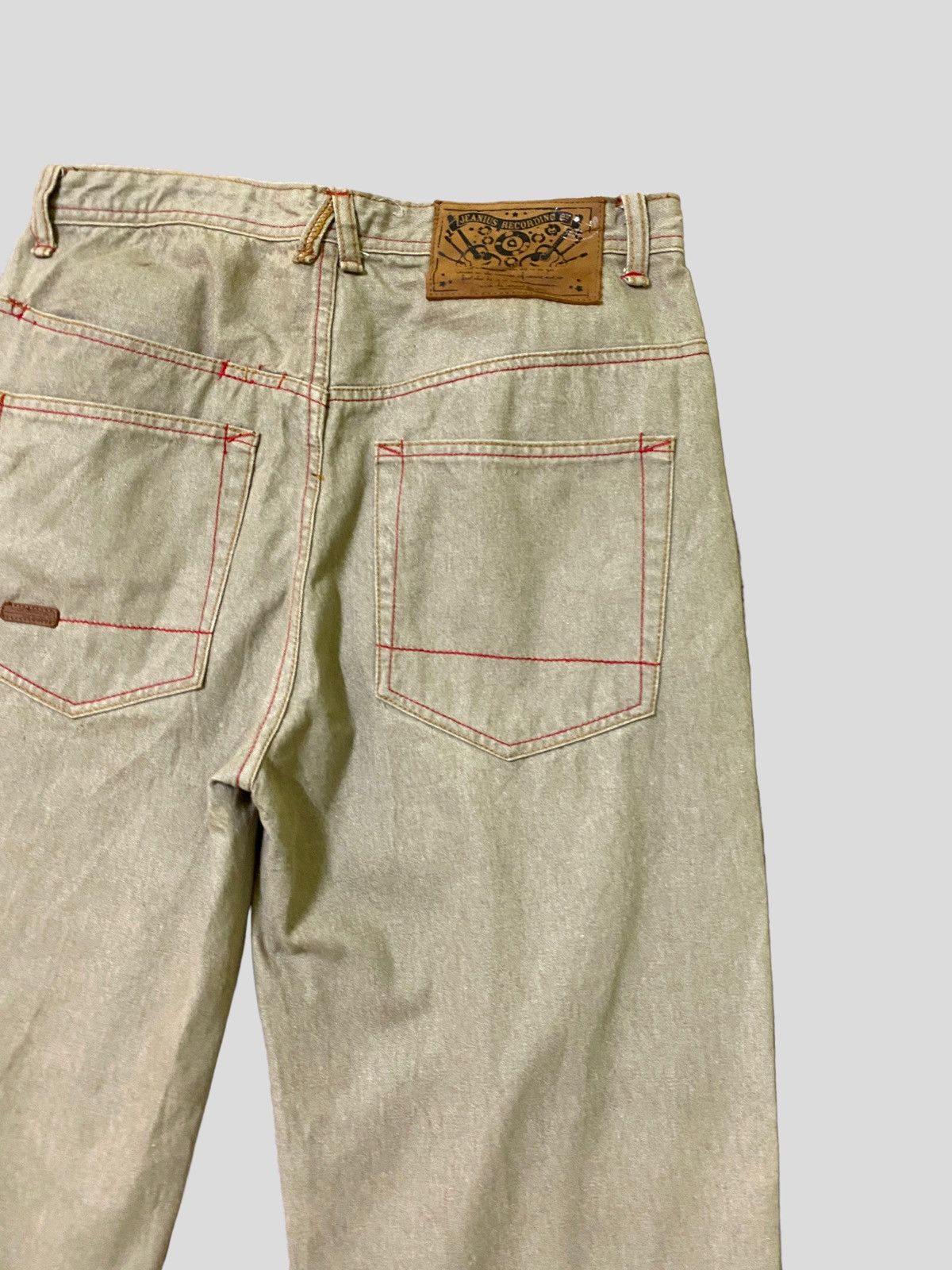 Akademiks × Vintage Vintage AKADEMIKS Baggy Embroidered Jnco Style Denim Jeans Size US 31 - 12 Thumbnail