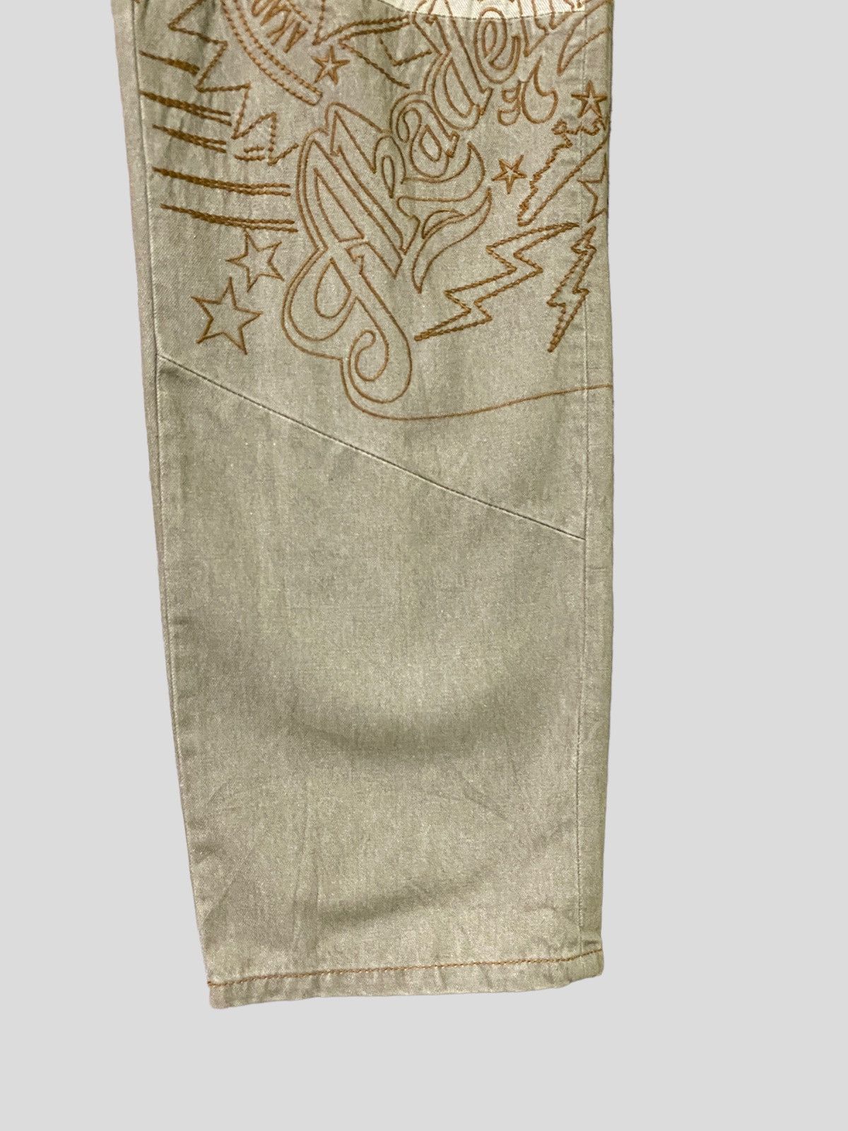 Akademiks × Vintage Vintage AKADEMIKS Baggy Embroidered Jnco Style Denim Jeans Size US 31 - 8 Thumbnail