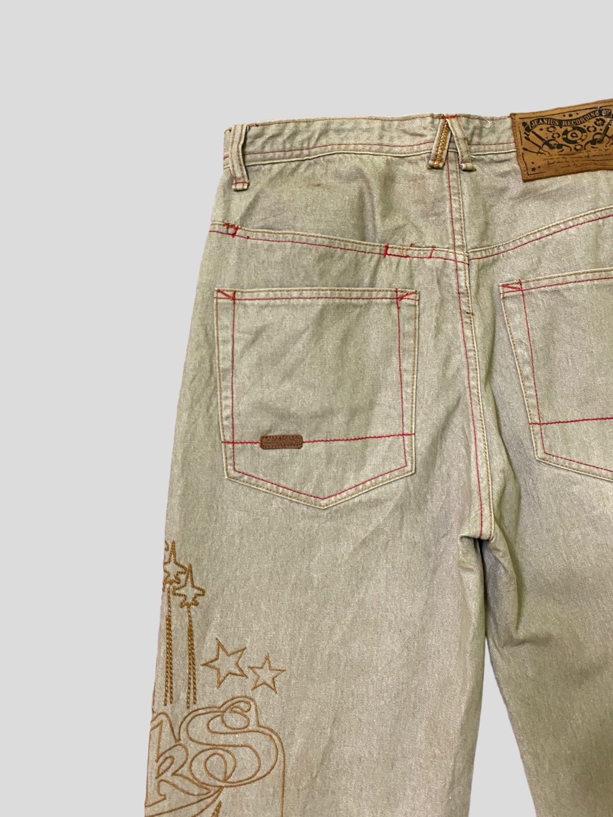 Akademiks × Vintage Vintage AKADEMIKS Baggy Embroidered Jnco Style Denim Jeans Size US 31 - 11 Thumbnail
