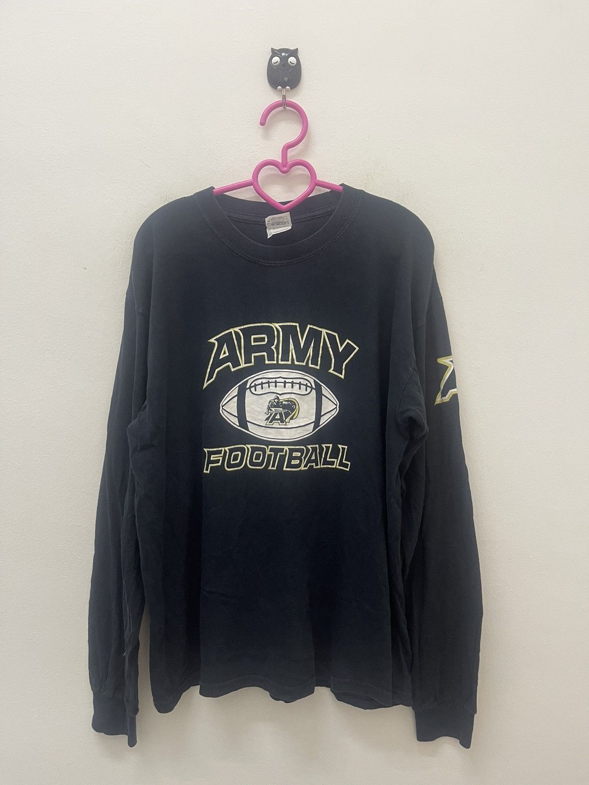 NFL Rare Vintage ARMY FOOTBALL Spell Out Big Logo Size US M / EU 48-50 / 2 - 1 Thumbnail