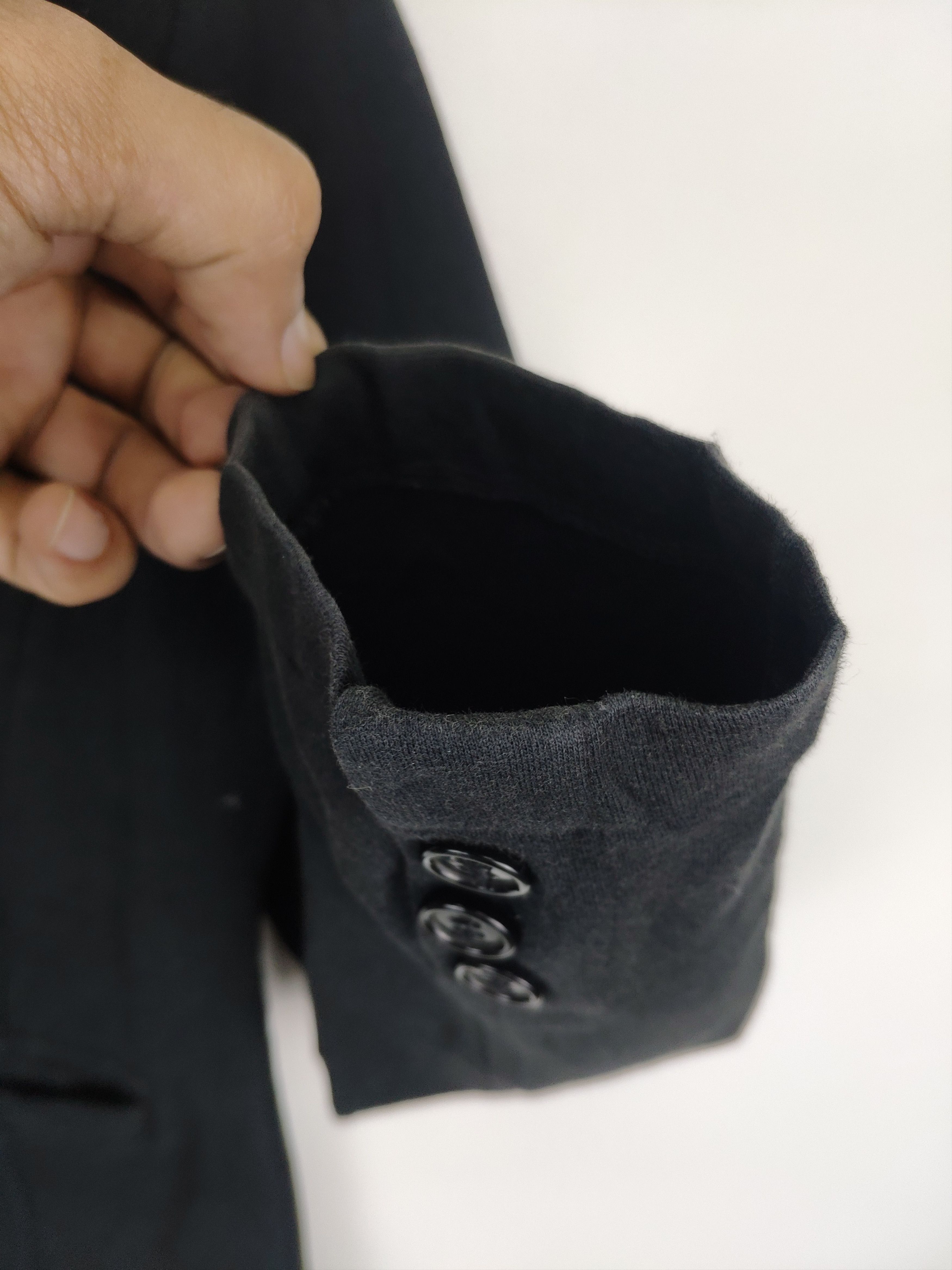 Japanese Brand × Le Grande Bleu (L.G.B.) Vintage Cropped Blazer Jacket Black by TMH Size S / US 4 / IT 40 - 7 Thumbnail