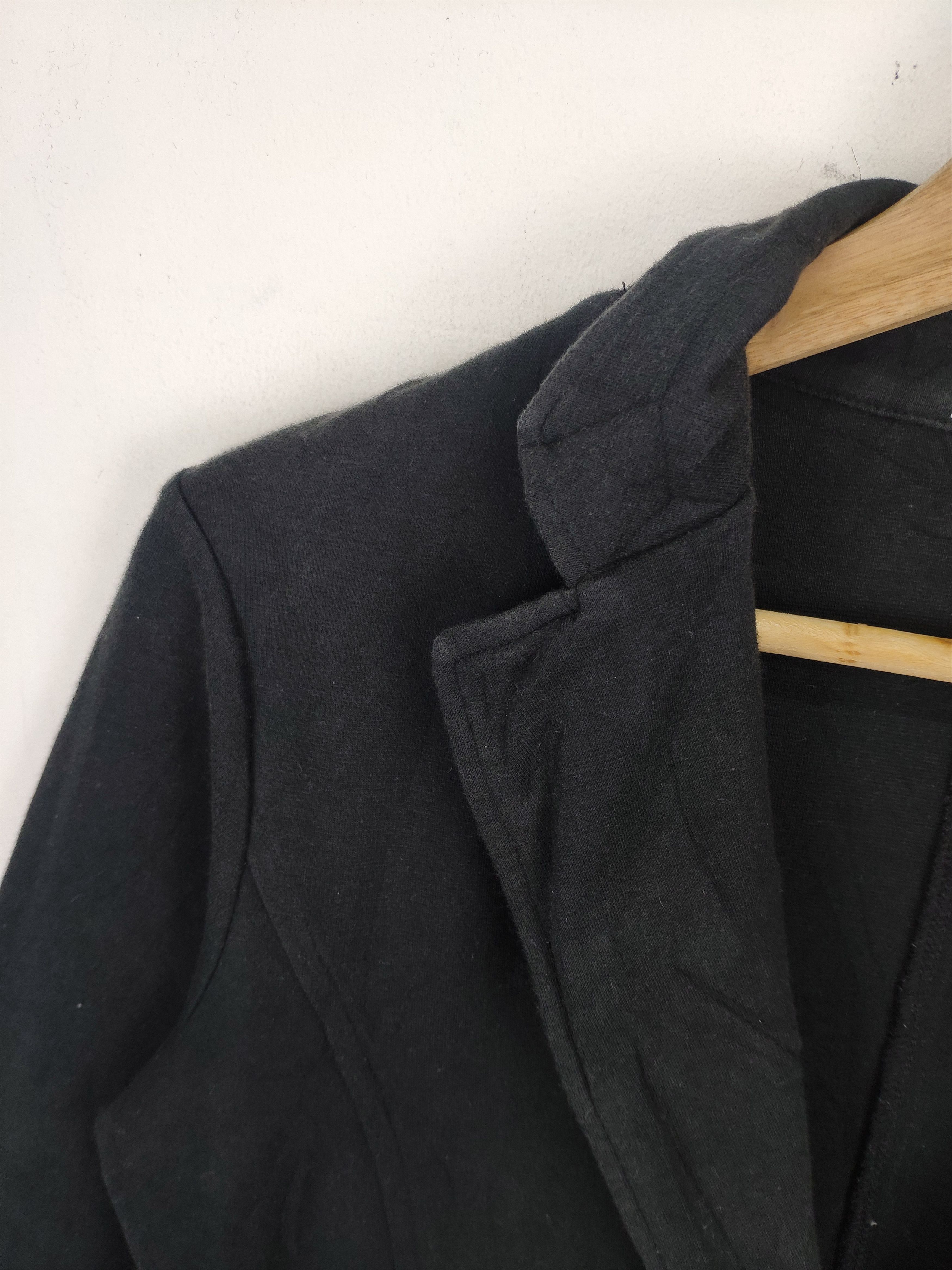 Japanese Brand × Le Grande Bleu (L.G.B.) Vintage Cropped Blazer Jacket Black by TMH Size S / US 4 / IT 40 - 11 Thumbnail