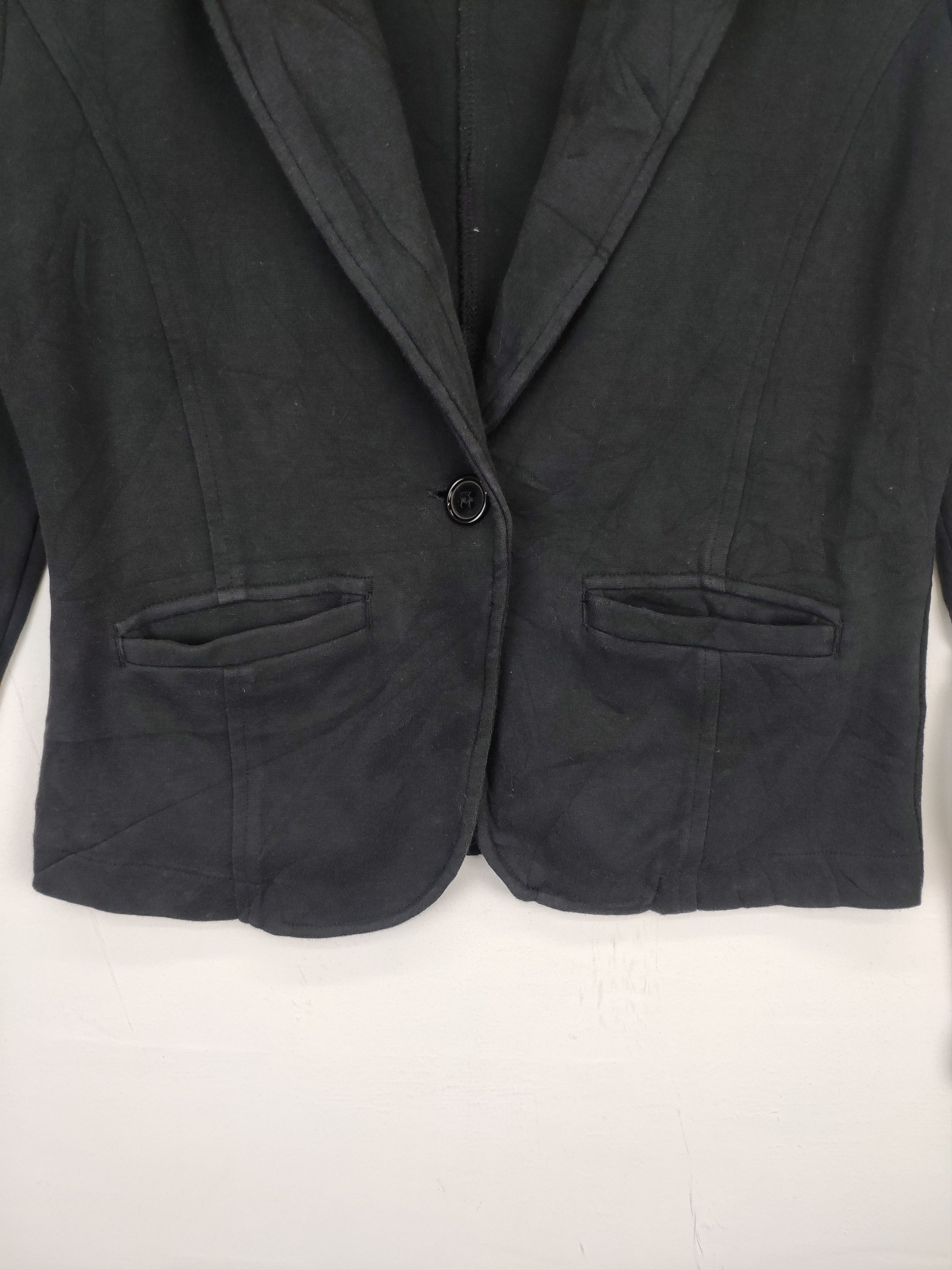 Japanese Brand × Le Grande Bleu (L.G.B.) Vintage Cropped Blazer Jacket Black by TMH Size S / US 4 / IT 40 - 9 Thumbnail