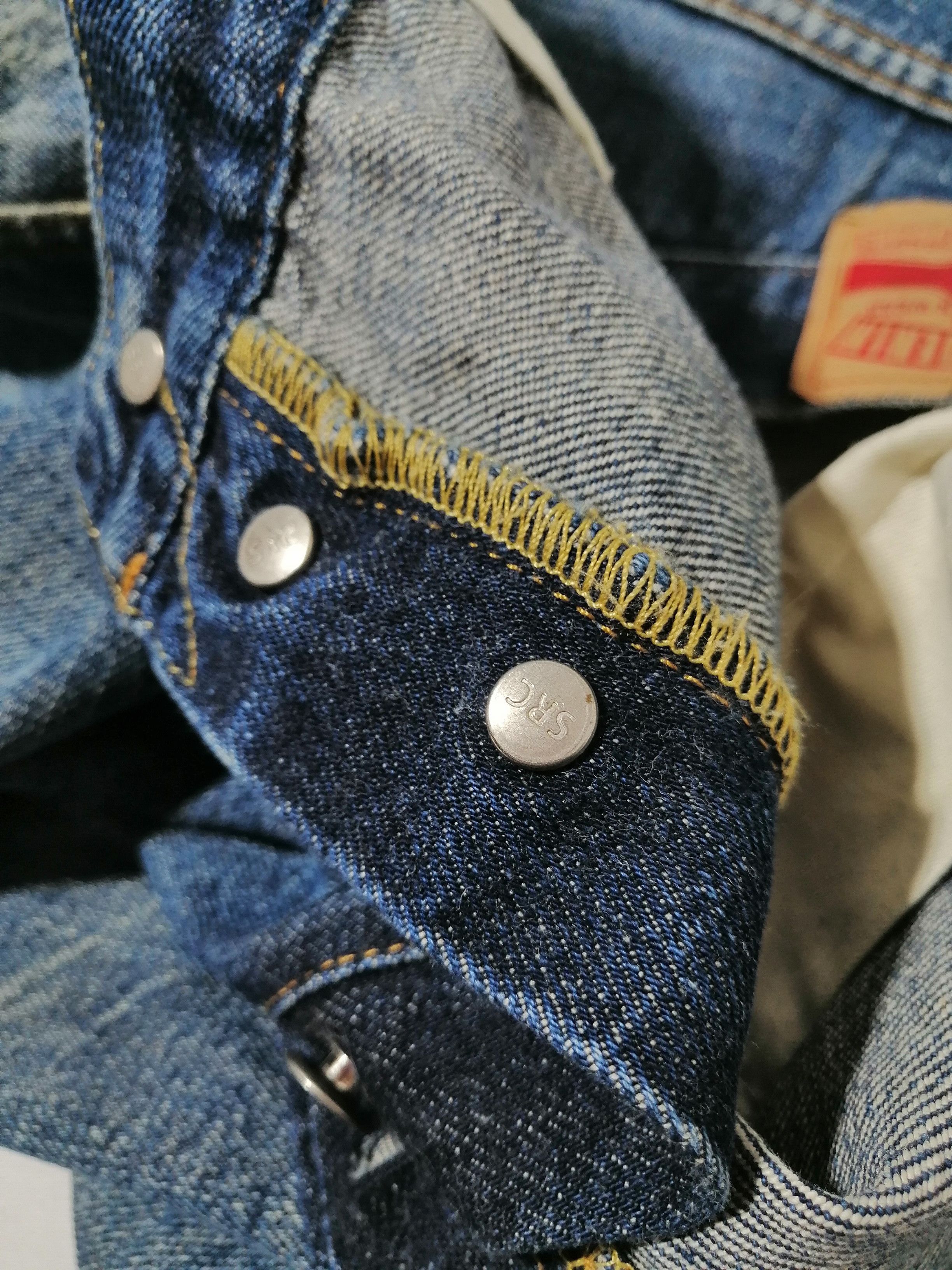Japanese Brand Sarcastic Homme Fly Button Selvedge Distressed Denim Jeans Size US 32 / EU 48 - 4 Thumbnail