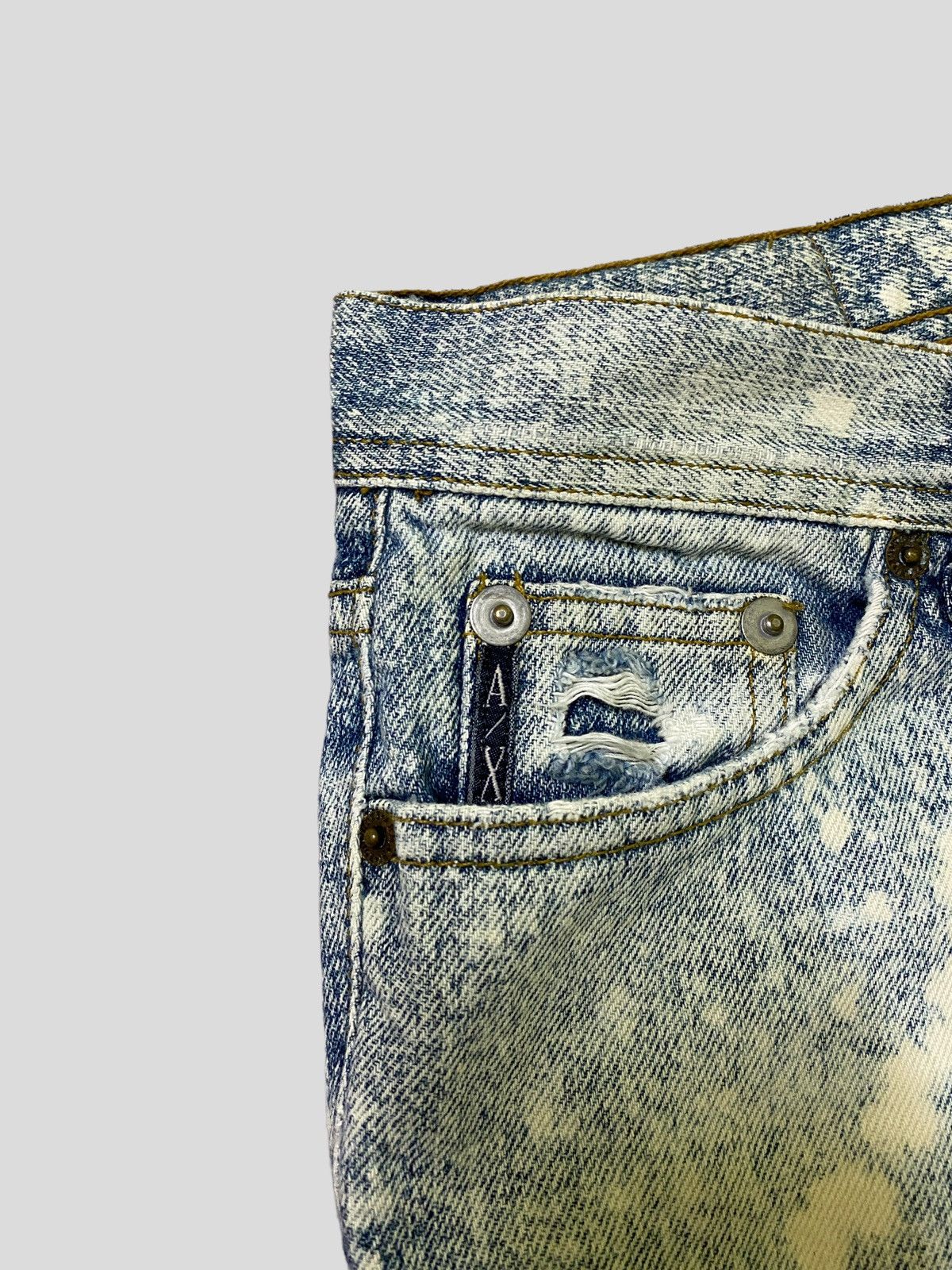 Calvin Klein × Vintage Flared CALVIN KLEIN Distressed Stone & Tint Boot Cut Denim Size US 28 / EU 44 - 10 Thumbnail