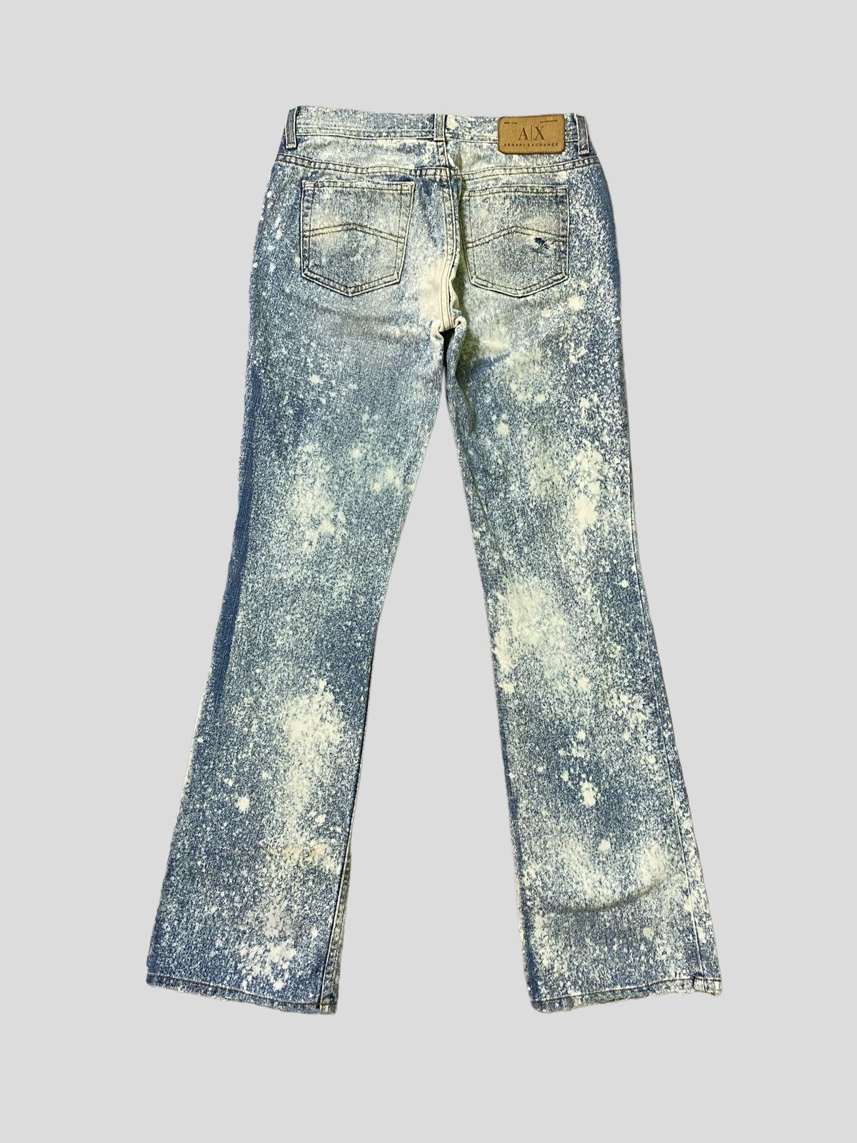 Calvin Klein × Vintage Flared CALVIN KLEIN Distressed Stone & Tint Boot Cut Denim Size US 28 / EU 44 - 3 Thumbnail