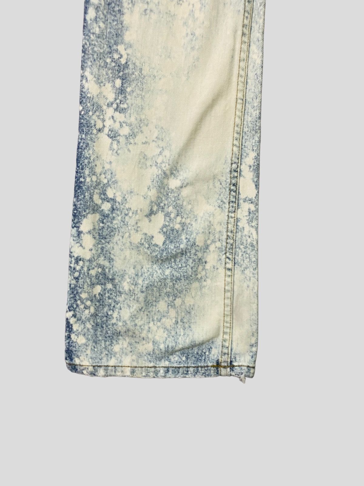 Calvin Klein × Vintage Flared CALVIN KLEIN Distressed Stone & Tint Boot Cut Denim Size US 28 / EU 44 - 9 Thumbnail