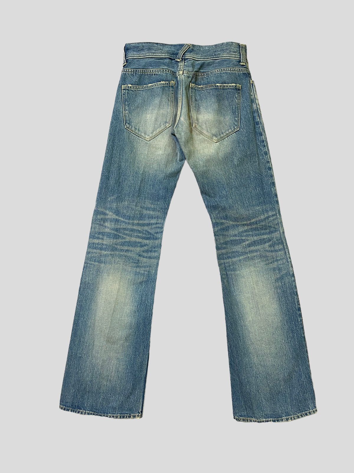 Japanese Brand × Vintage Flared Vintage Japan Brand Selvadge Acid Wash Boot Cut Denim Size US 26 / EU 42 - 3 Thumbnail