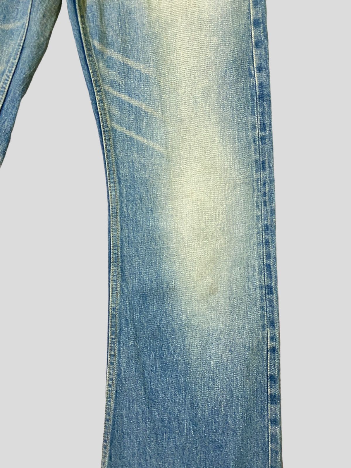 Japanese Brand × Vintage Flared Vintage Japan Brand Selvadge Acid Wash Boot Cut Denim Size US 26 / EU 42 - 8 Thumbnail
