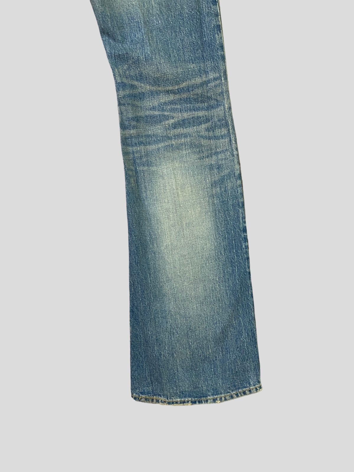 Japanese Brand × Vintage Flared Vintage Japan Brand Selvadge Acid Wash Boot Cut Denim Size US 26 / EU 42 - 14 Thumbnail