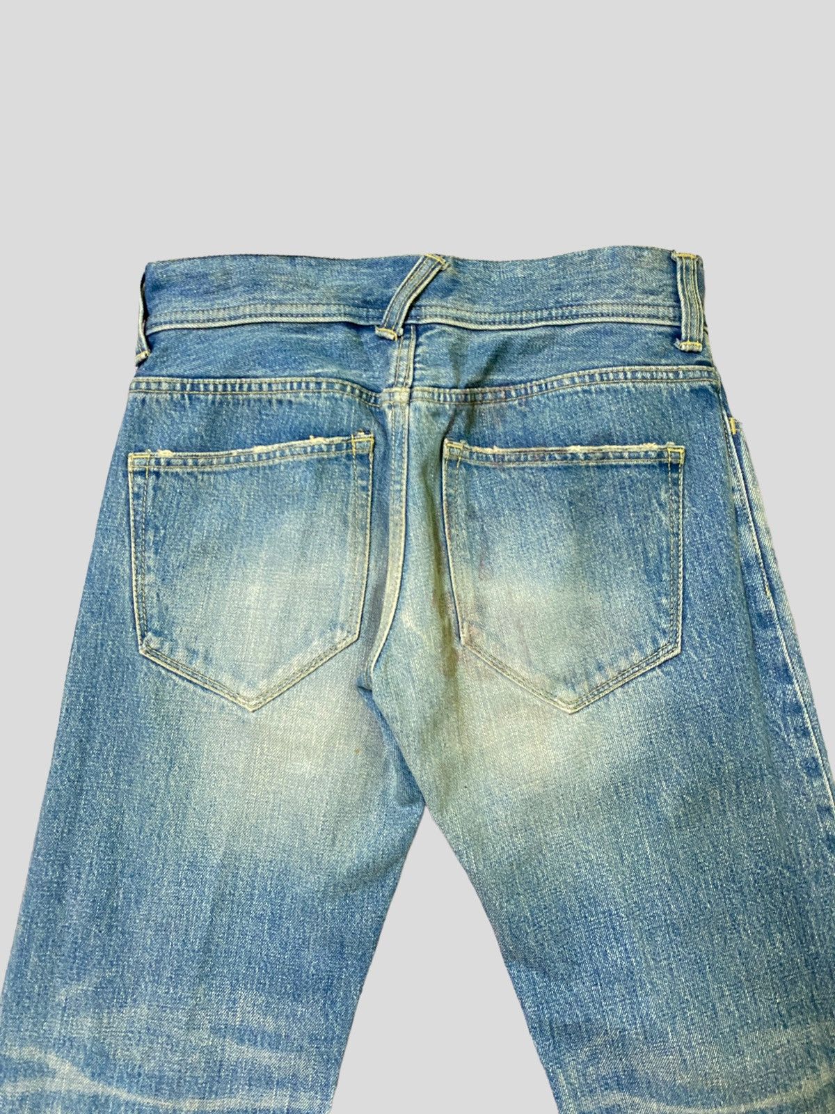 Japanese Brand × Vintage Flared Vintage Japan Brand Selvadge Acid Wash Boot Cut Denim Size US 26 / EU 42 - 11 Thumbnail