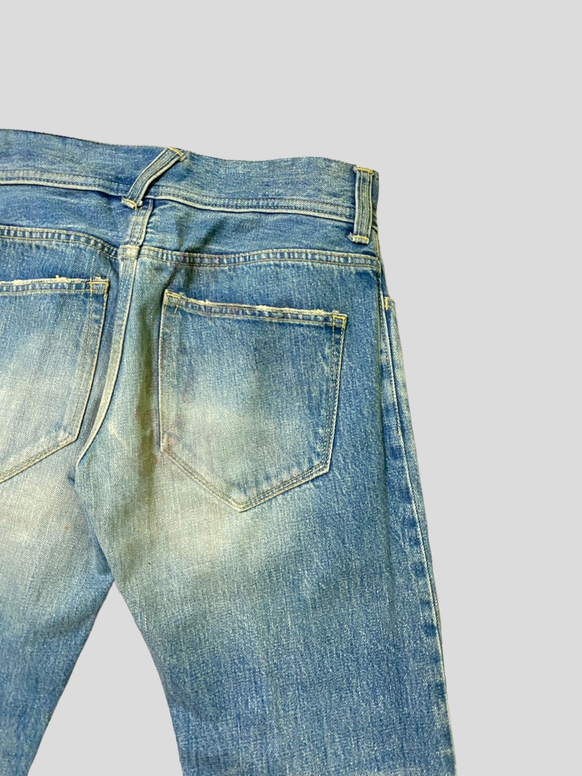 Japanese Brand × Vintage Flared Vintage Japan Brand Selvadge Acid Wash Boot Cut Denim Size US 26 / EU 42 - 13 Thumbnail