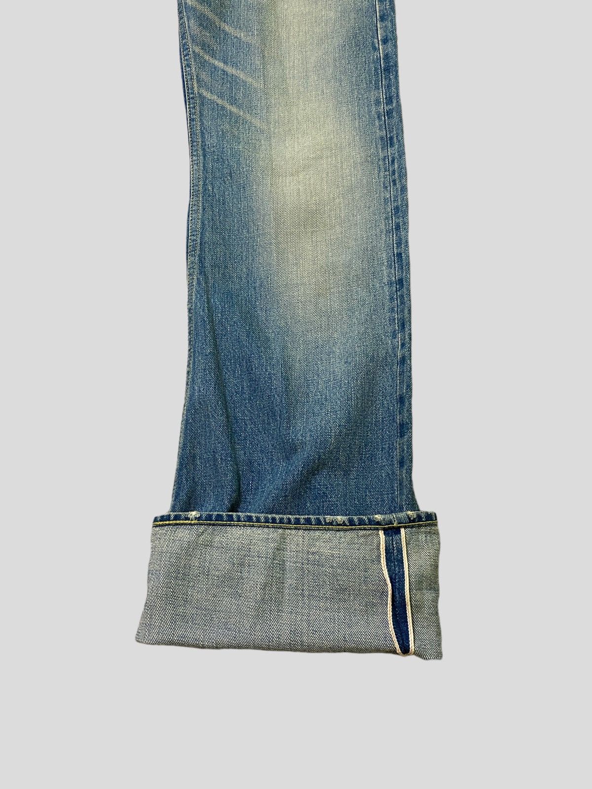 Japanese Brand × Vintage Flared Vintage Japan Brand Selvadge Acid Wash Boot Cut Denim Size US 26 / EU 42 - 16 Thumbnail