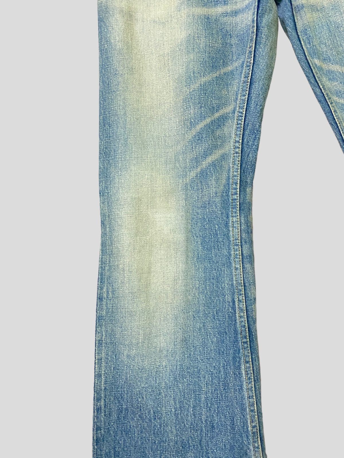 Japanese Brand × Vintage Flared Vintage Japan Brand Selvadge Acid Wash Boot Cut Denim Size US 26 / EU 42 - 7 Thumbnail