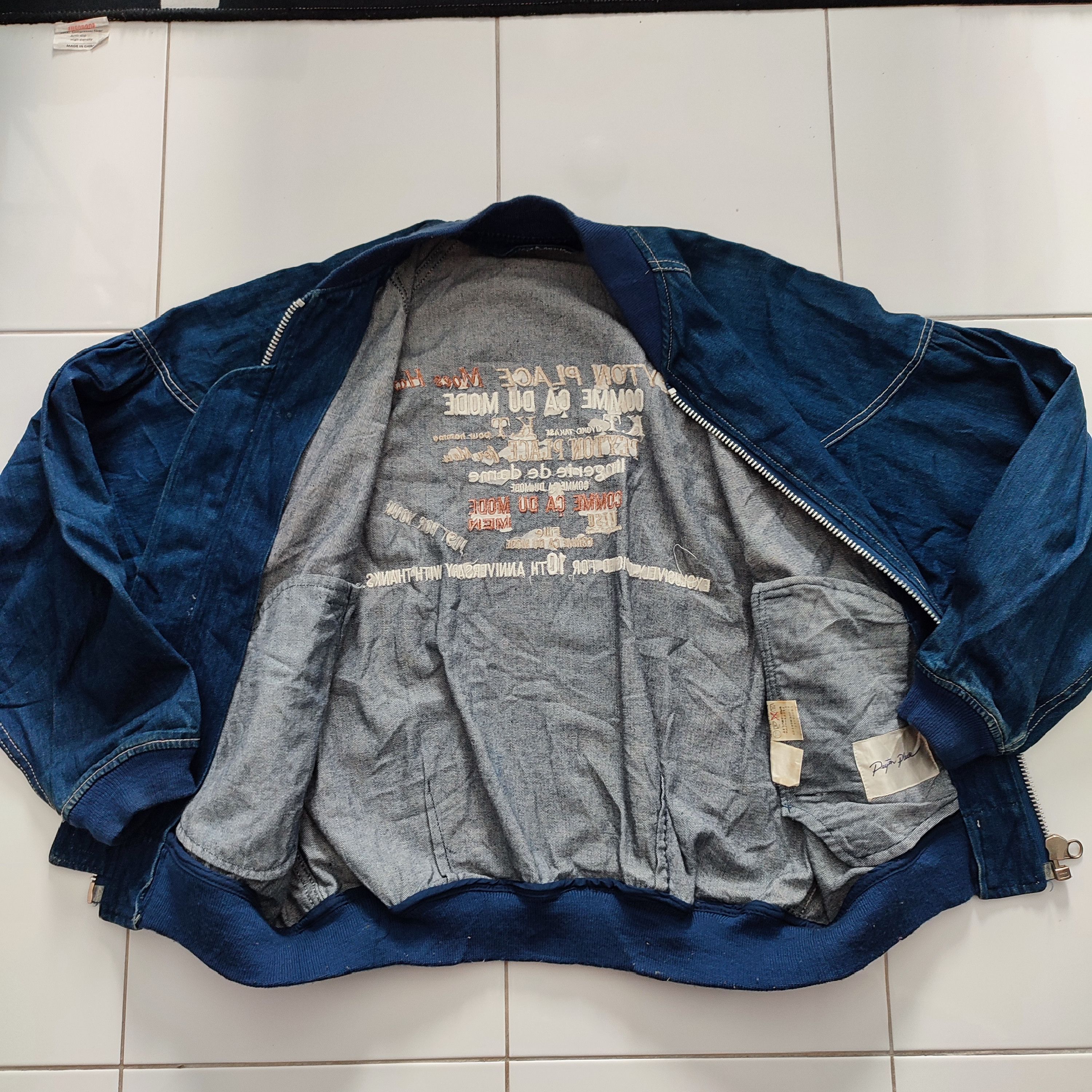 Japanese Brand × PPFM × Vintage 🔥STEAL🔥Rare Vintage 90s PPFM Bomber Jacket Size US L / EU 52-54 / 3 - 5 Thumbnail