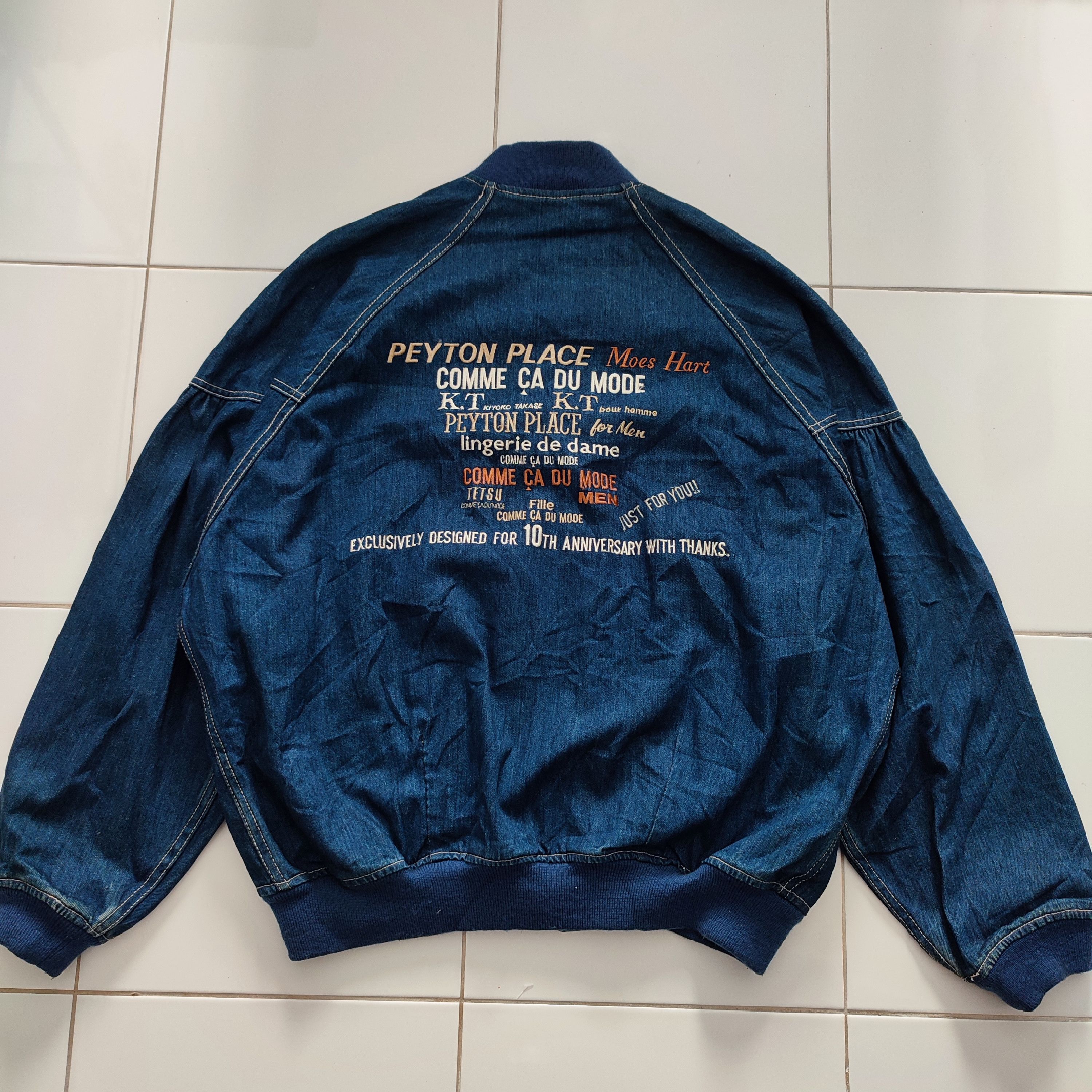 Japanese Brand × PPFM × Vintage 🔥STEAL🔥Rare Vintage 90s PPFM Bomber Jacket Size US L / EU 52-54 / 3 - 4 Thumbnail