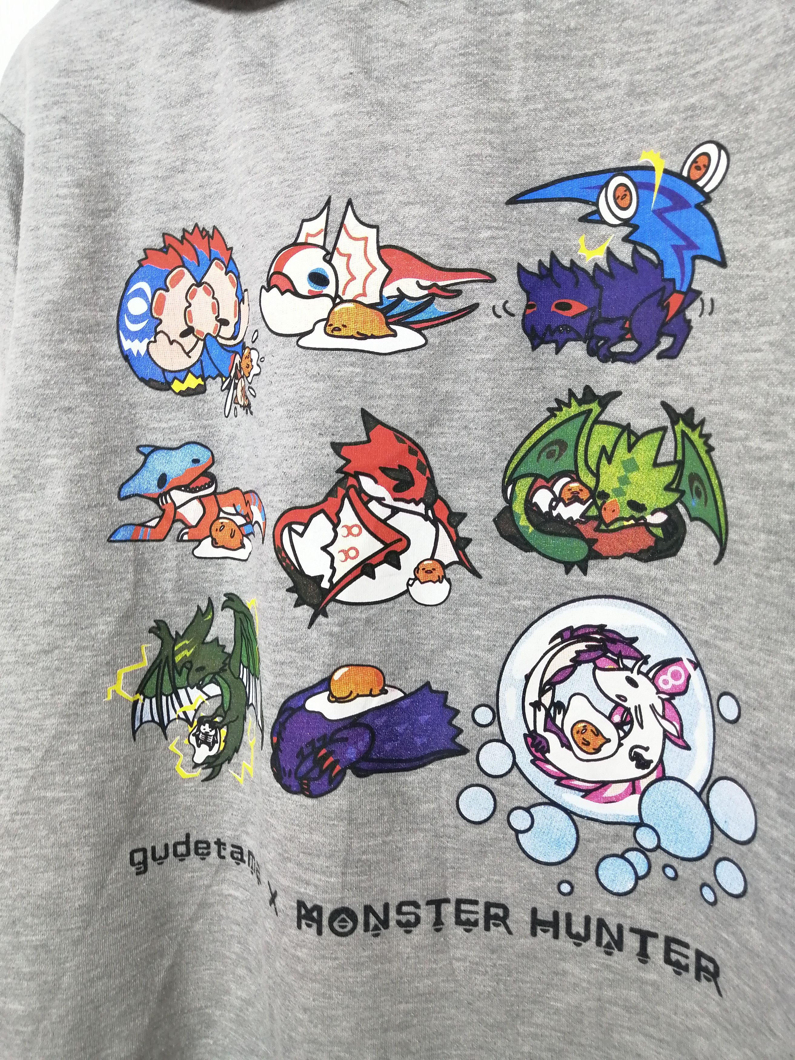 Anime × Japanese Brand Gudetama X Monster Hunter Hoodie Size US M / EU 48-50 / 2 - 2 Thumbnail