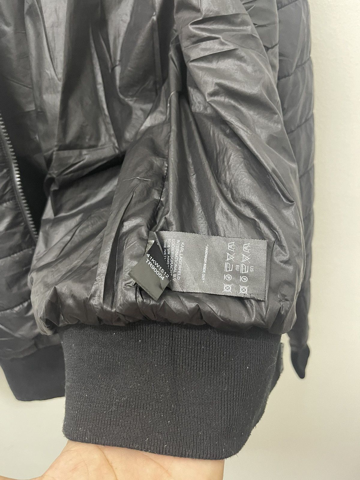 Karl Lagerfeld Rare KARL LAGERFELD Black Jacket Size XS / US 0-2 / IT 36-38 - 7 Thumbnail