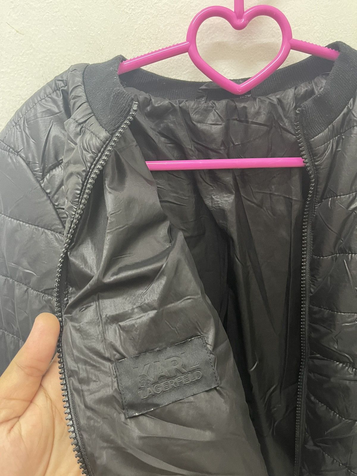 Karl Lagerfeld Rare KARL LAGERFELD Black Jacket Size XS / US 0-2 / IT 36-38 - 5 Thumbnail
