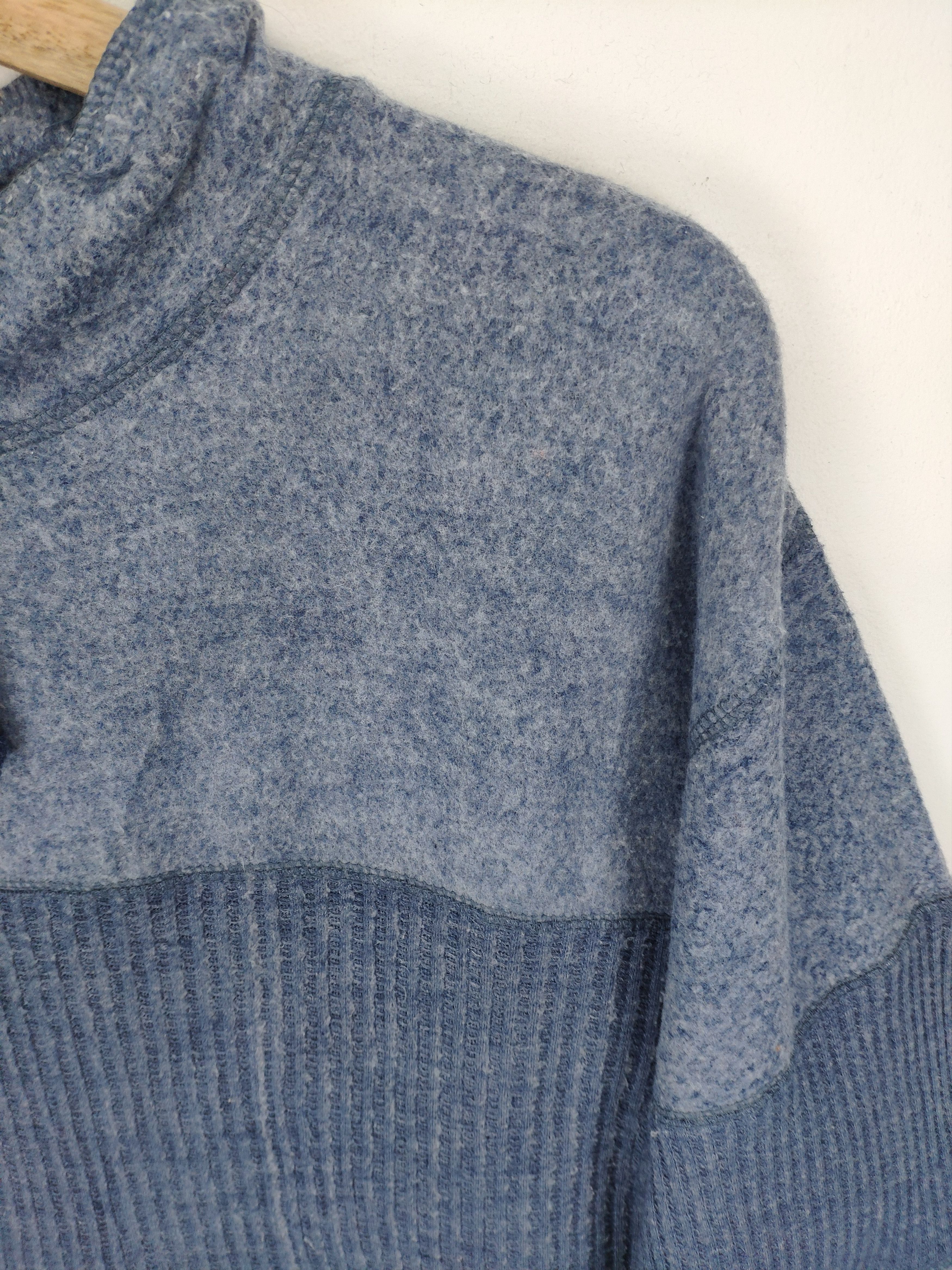 Japanese Brand Vintage Japanese Fleece Sweater Crewneck Patchwork Size US M / EU 48-50 / 2 - 6 Thumbnail