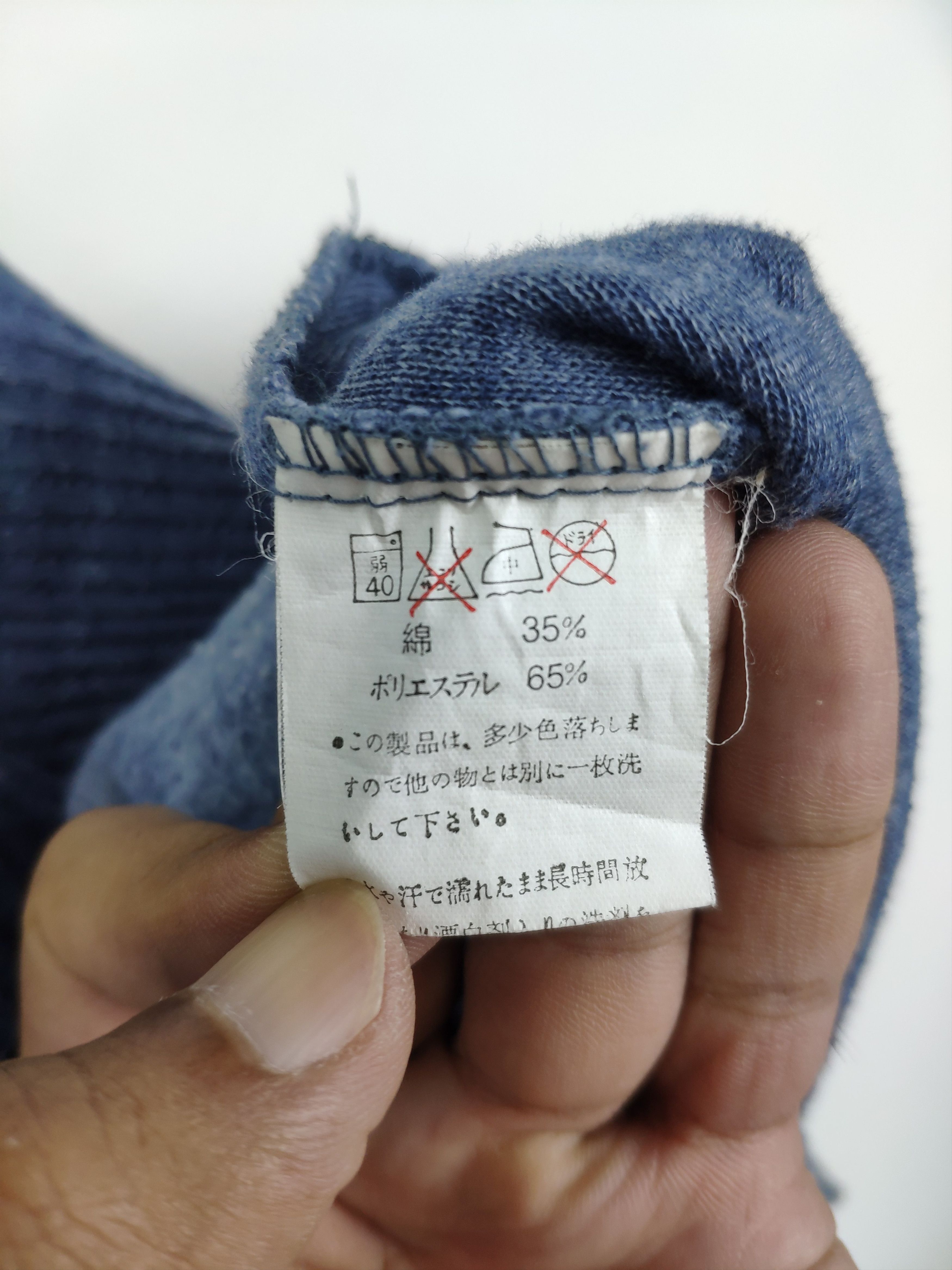Japanese Brand Vintage Japanese Fleece Sweater Crewneck Patchwork Size US M / EU 48-50 / 2 - 11 Thumbnail