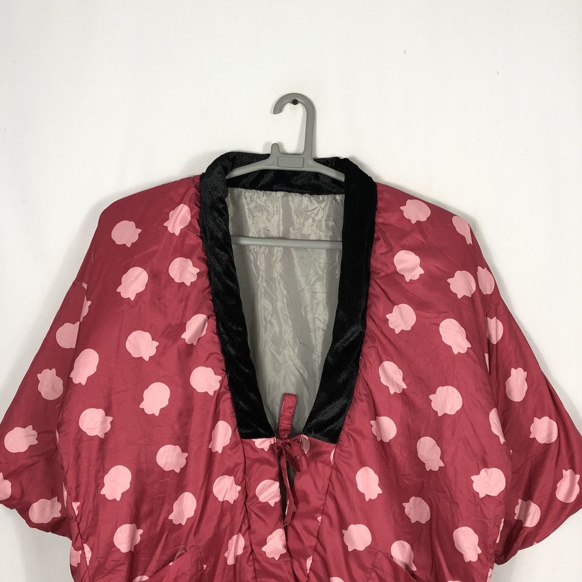 Japanese Brand Rare Vintage Unbrand Kimono Polcadot Black Pink Korean Style Size US L / EU 52-54 / 3 - 2 Thumbnail