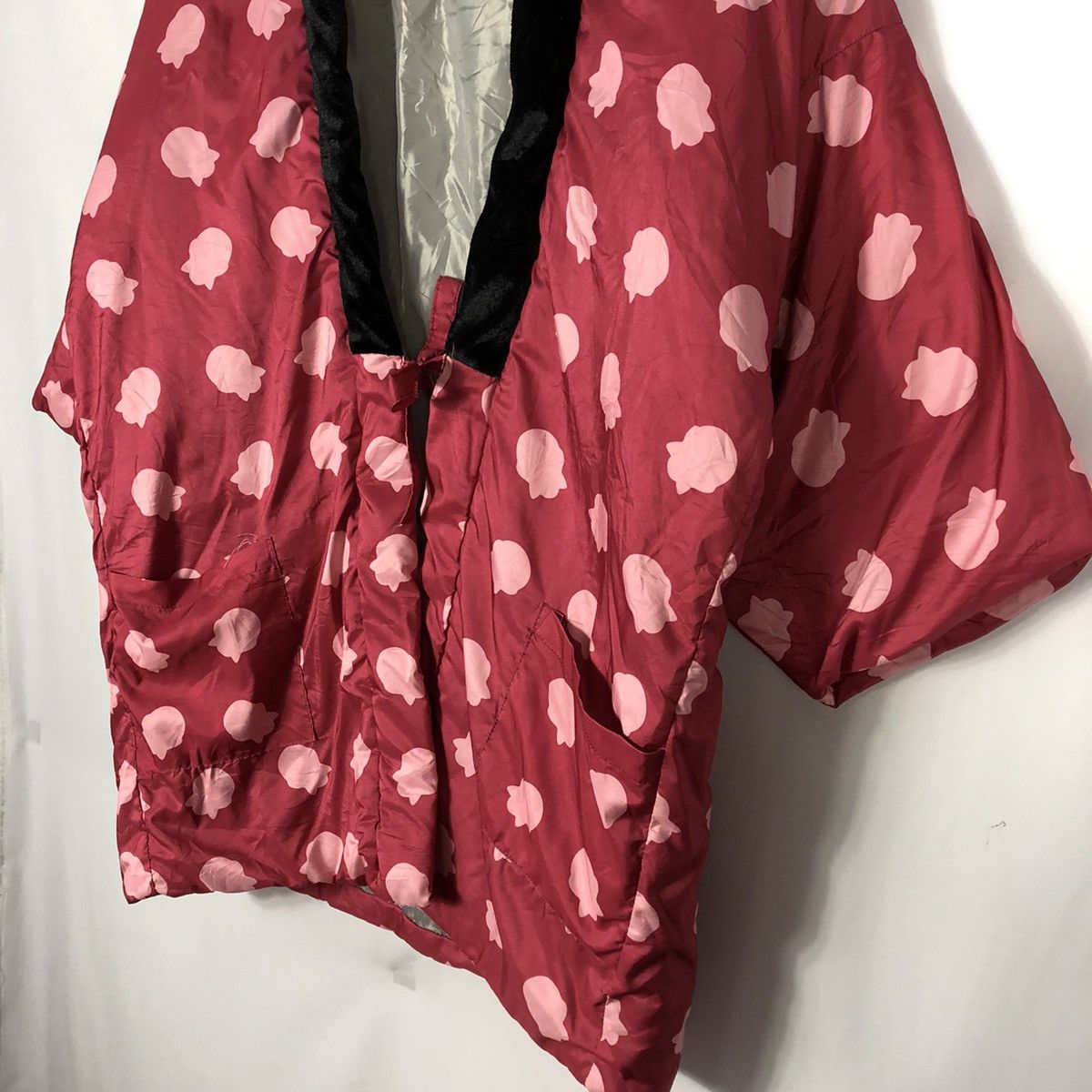 Japanese Brand Rare Vintage Unbrand Kimono Polcadot Black Pink Korean Style Size US L / EU 52-54 / 3 - 6 Thumbnail